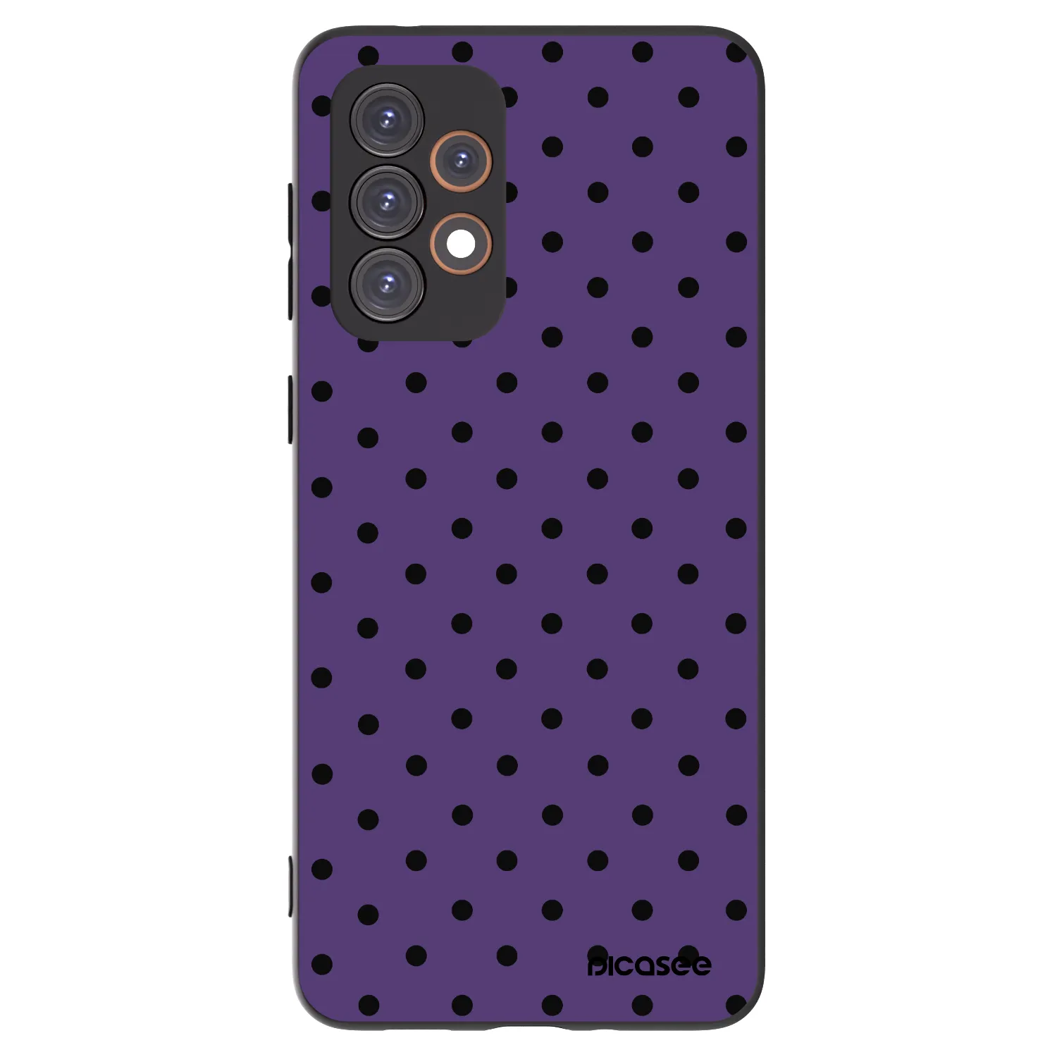 Picasee Μαύρη θήκη σιλικόνης για Samsung Galaxy A33 5G A336 - Flickers 2