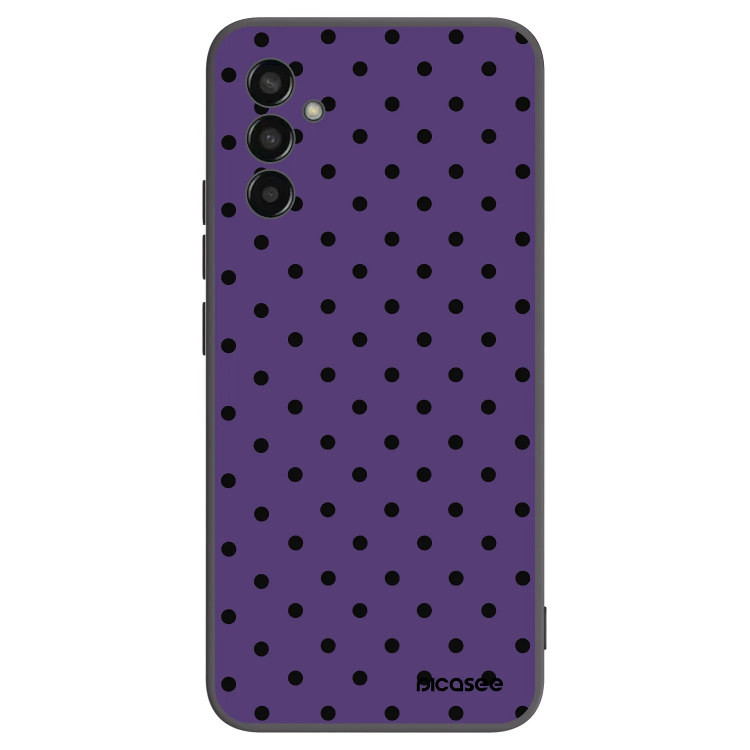Picasee Μαύρη θήκη σιλικόνης για Samsung Galaxy M13 M135F - Flickers 2