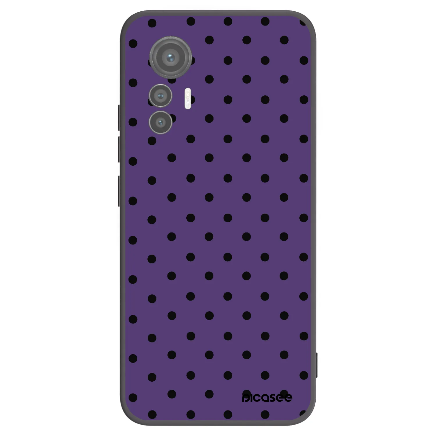 Picasee Μαύρη θήκη σιλικόνης για Xiaomi 12 Lite - Flickers 2
