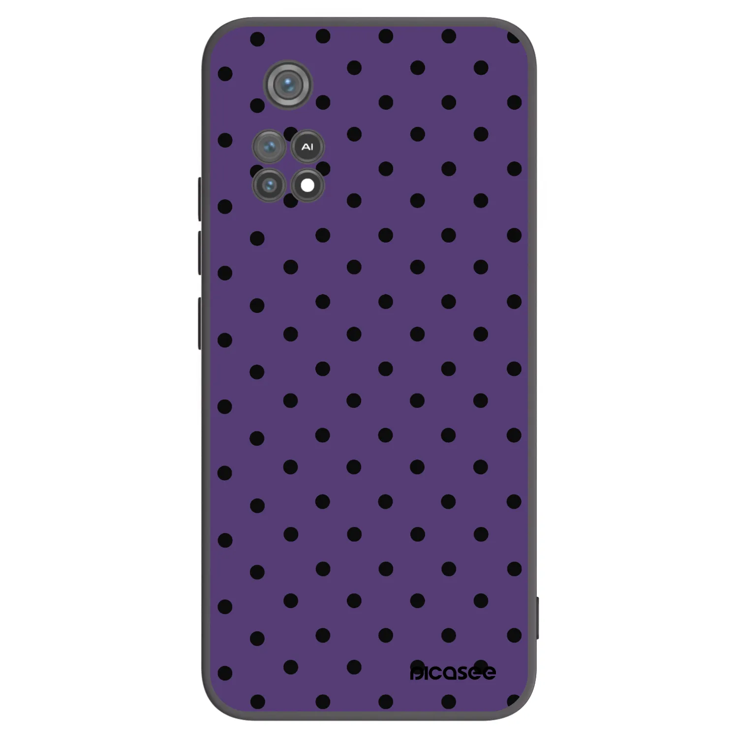 Picasee Μαύρη θήκη σιλικόνης για Xiaomi Poco M4 Pro - Flickers 2