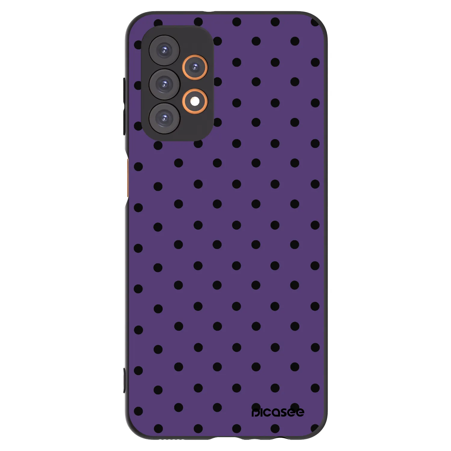 Picasee Μαύρη θήκη σιλικόνης για Samsung Galaxy A23 A236B 5G - Flickers 2
