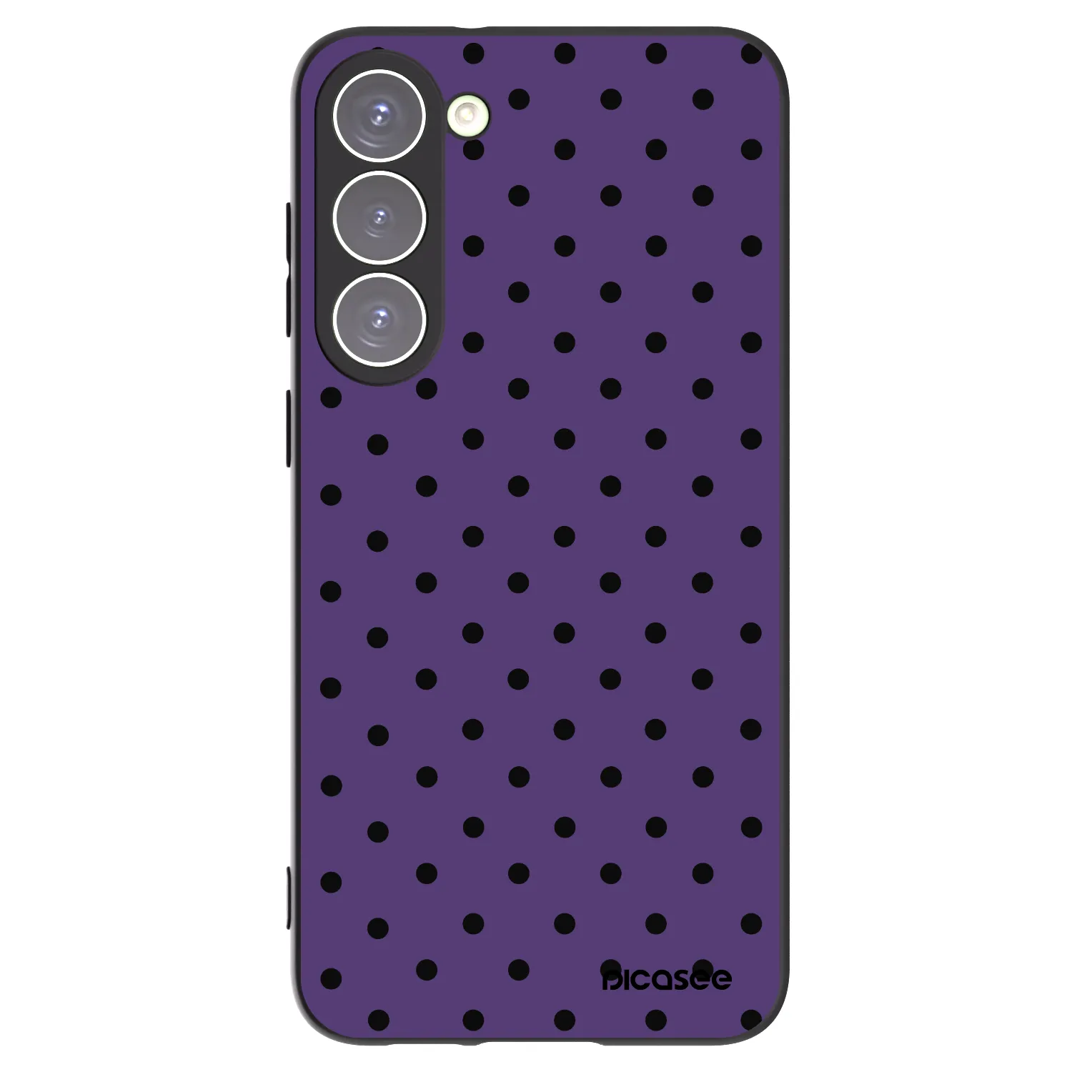 Picasee Μαύρη θήκη σιλικόνης για Samsung Galaxy S23+ 5G - Flickers 2