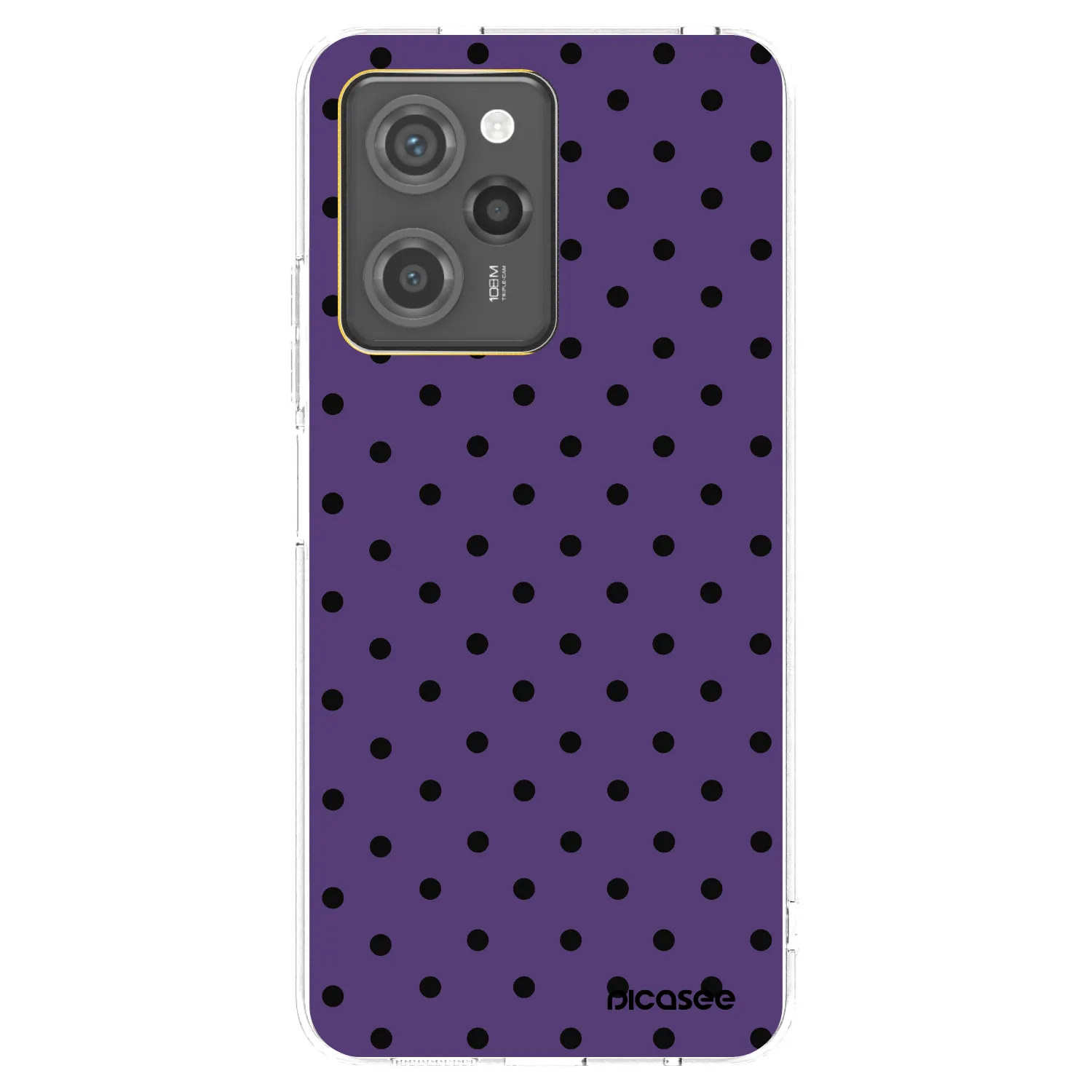 Picasee Μαύρη θήκη σιλικόνης για Xiaomi Poco X5 Pro - Flickers 2