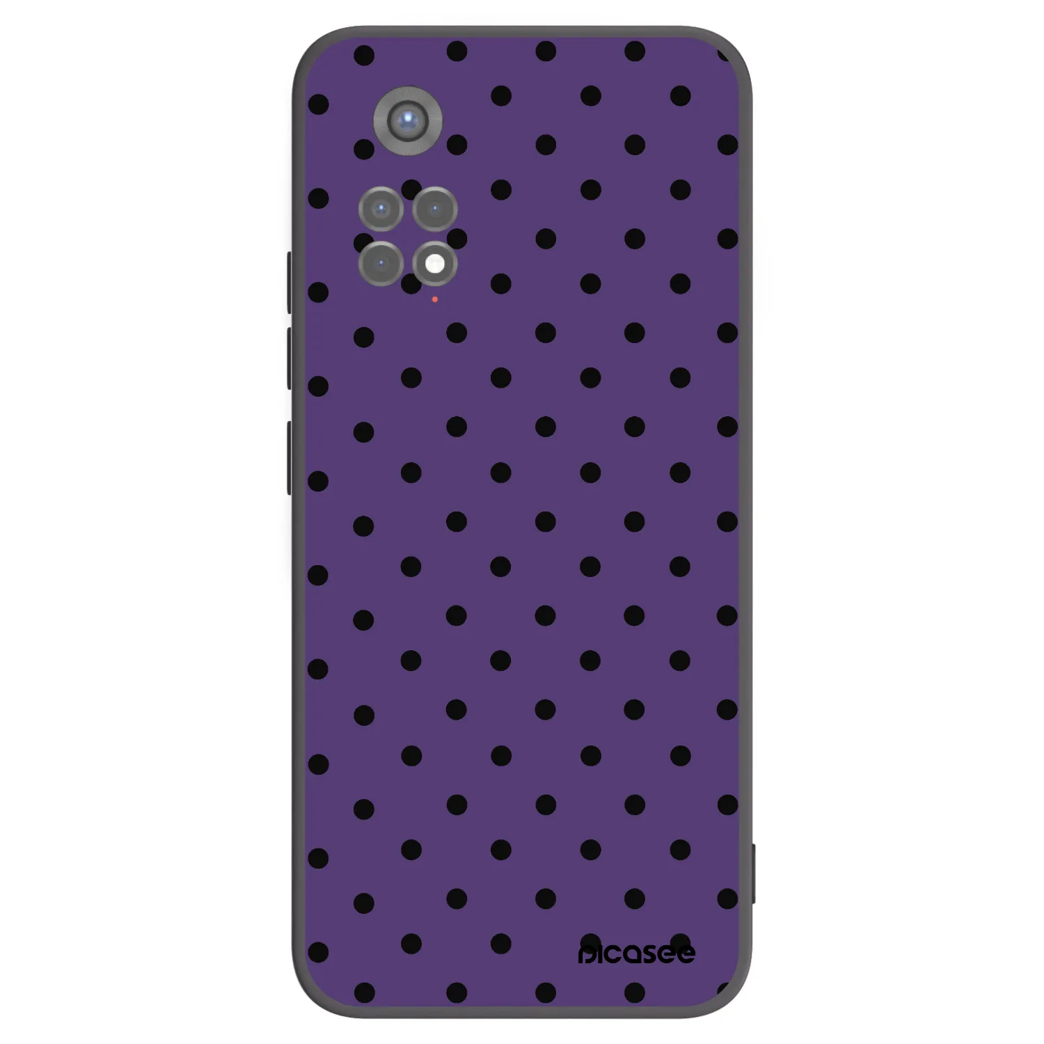 Picasee Μαύρη θήκη σιλικόνης για Xiaomi Redmi Note 11S 5G - Flickers 2