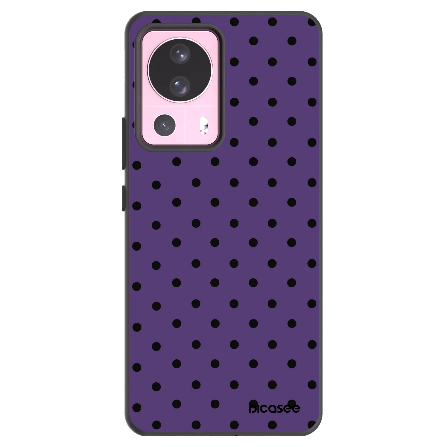 Picasee Μαύρη θήκη σιλικόνης για Xiaomi 13 Lite - Flickers 2