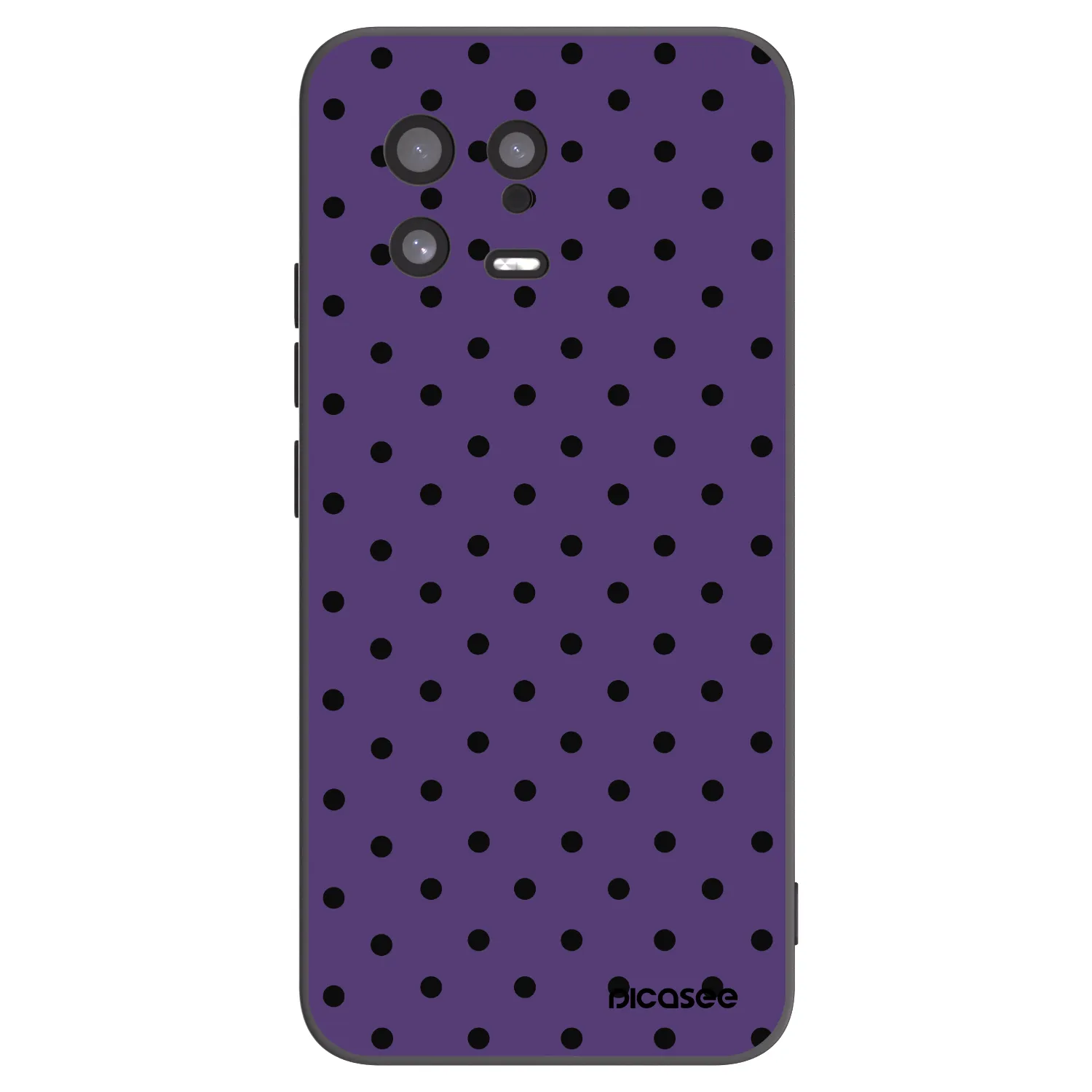 Picasee Μαύρη θήκη σιλικόνης για Xiaomi 13 - Flickers 2