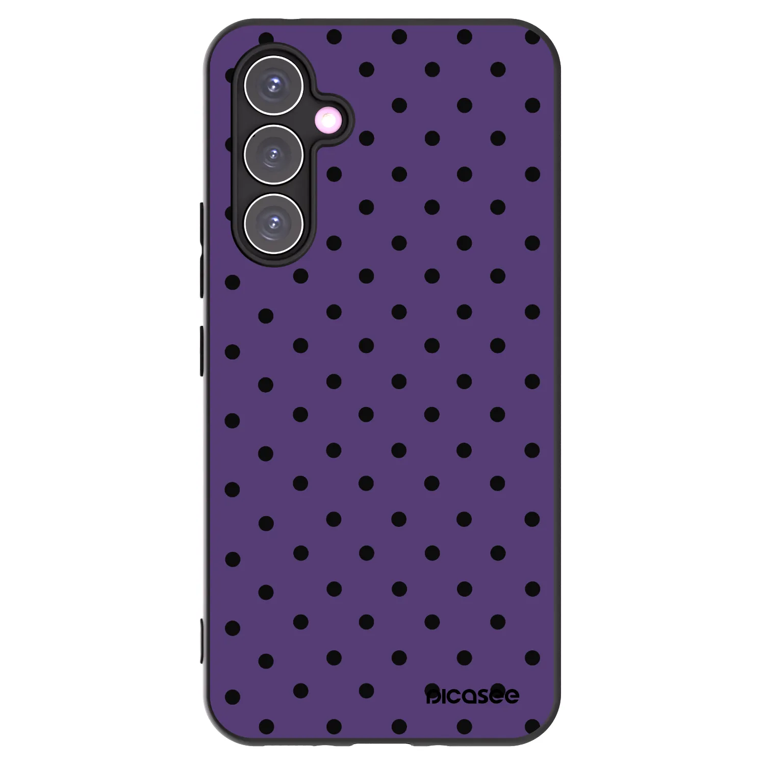 Picasee Μαύρη θήκη σιλικόνης για Samsung Galaxy A54 5G A546B - Flickers 2