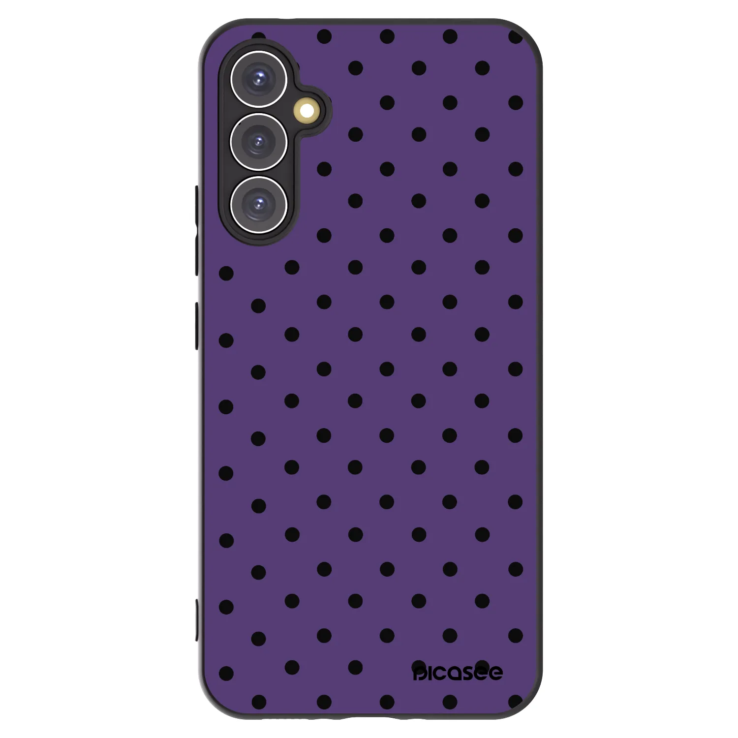 Picasee Μαύρη θήκη σιλικόνης για Samsung Galaxy A34 5G A346B - Flickers 2