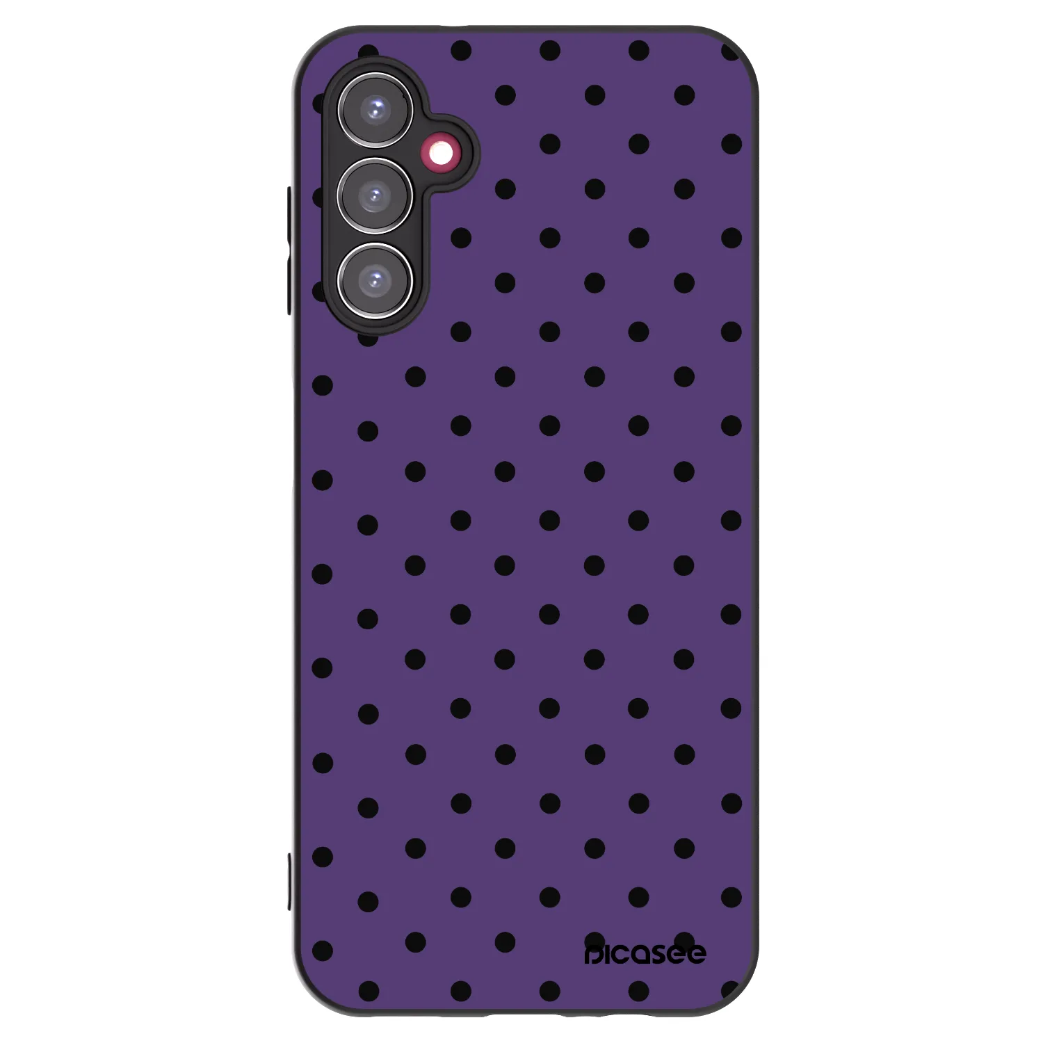 Picasee Μαύρη θήκη σιλικόνης για Samsung Galaxy A14 5G A146P - Flickers 2