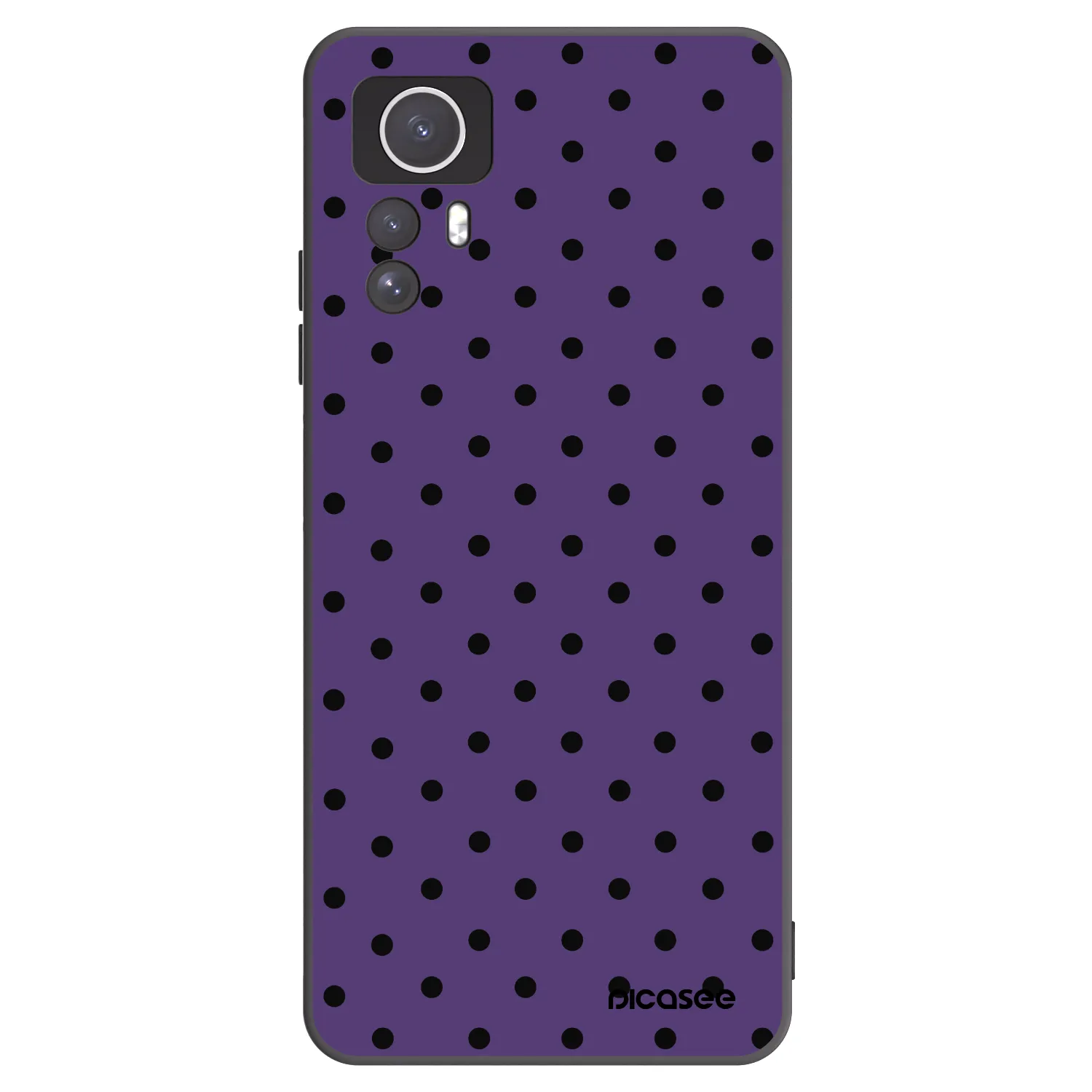 Picasee Μαύρη θήκη σιλικόνης για Xiaomi Redmi Note 12S - Flickers 2
