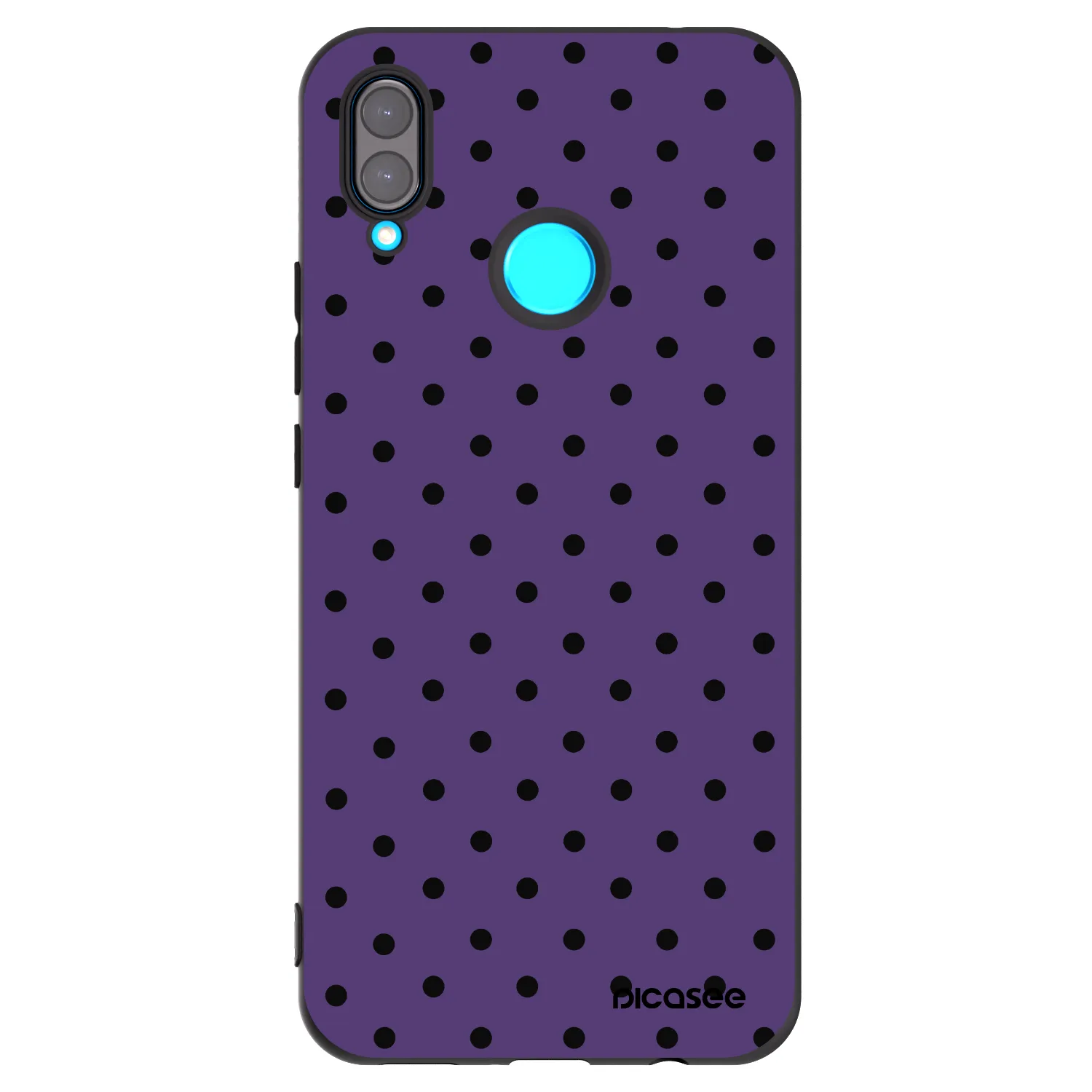 Picasee Μαύρη θήκη σιλικόνης για Huawei Nova 3i - Flickers 2