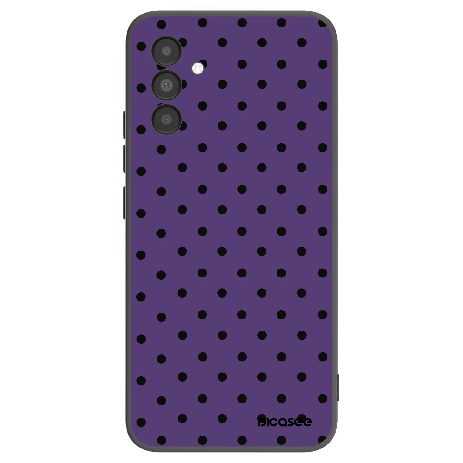 Picasee Μαύρη θήκη σιλικόνης για Samsung Galaxy A04s A047F - Flickers 2