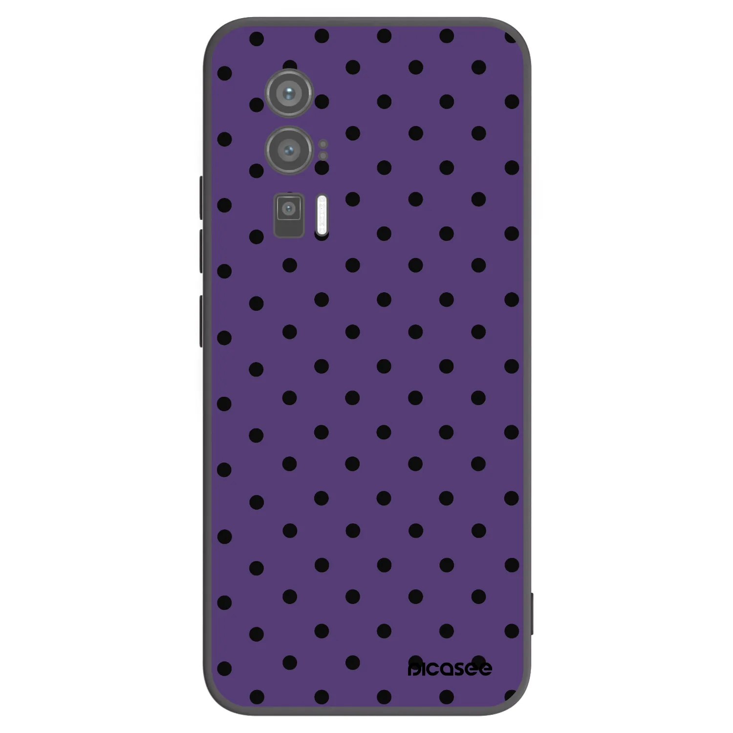 Picasee Μαύρη θήκη σιλικόνης για Xiaomi Poco F5 Pro 5G - Flickers 2