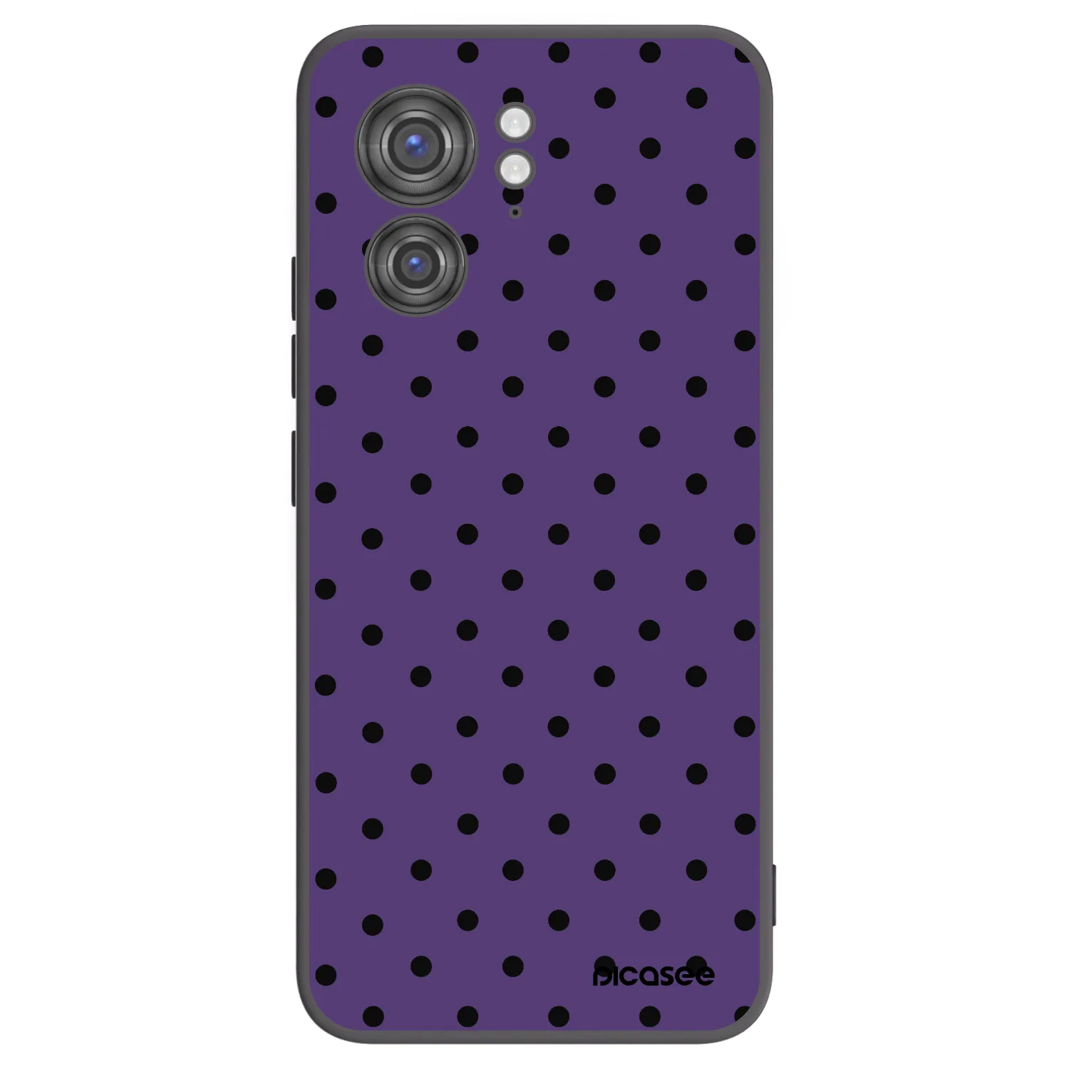 Picasee Μαύρη θήκη σιλικόνης για Motorola Edge 40 - Flickers 2