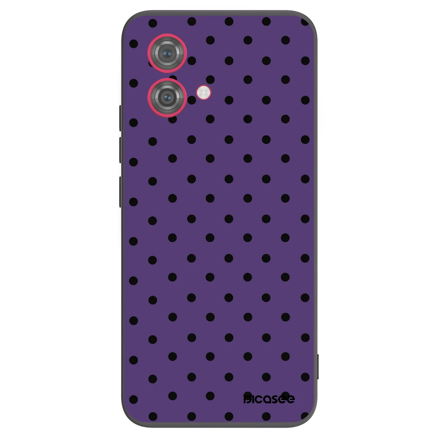 Picasee Μαύρη θήκη σιλικόνης για Motorola Moto G84 5G - Flickers 2