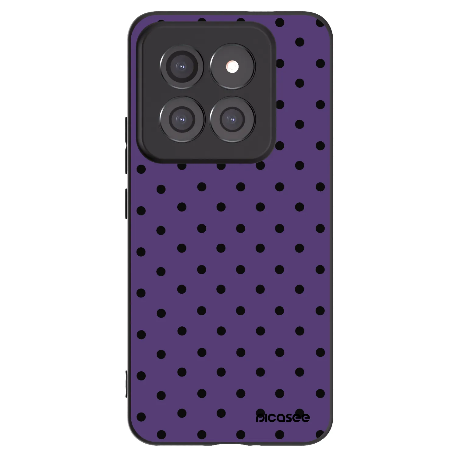 Picasee Μαύρη θήκη σιλικόνης για Xiaomi 14 Pro - Flickers 2