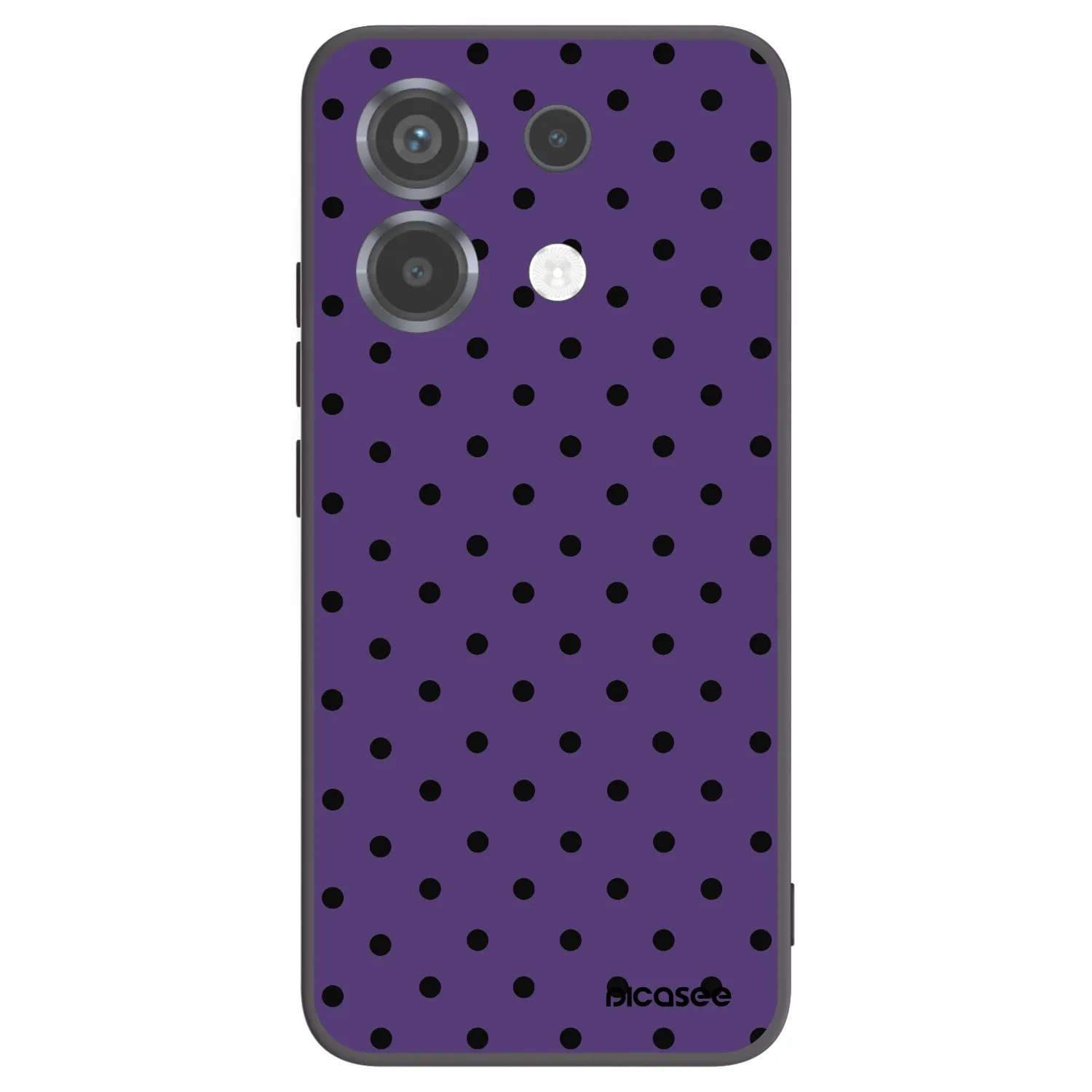 Picasee Μαύρη θήκη σιλικόνης για Xiaomi Poco X6 - Flickers 2