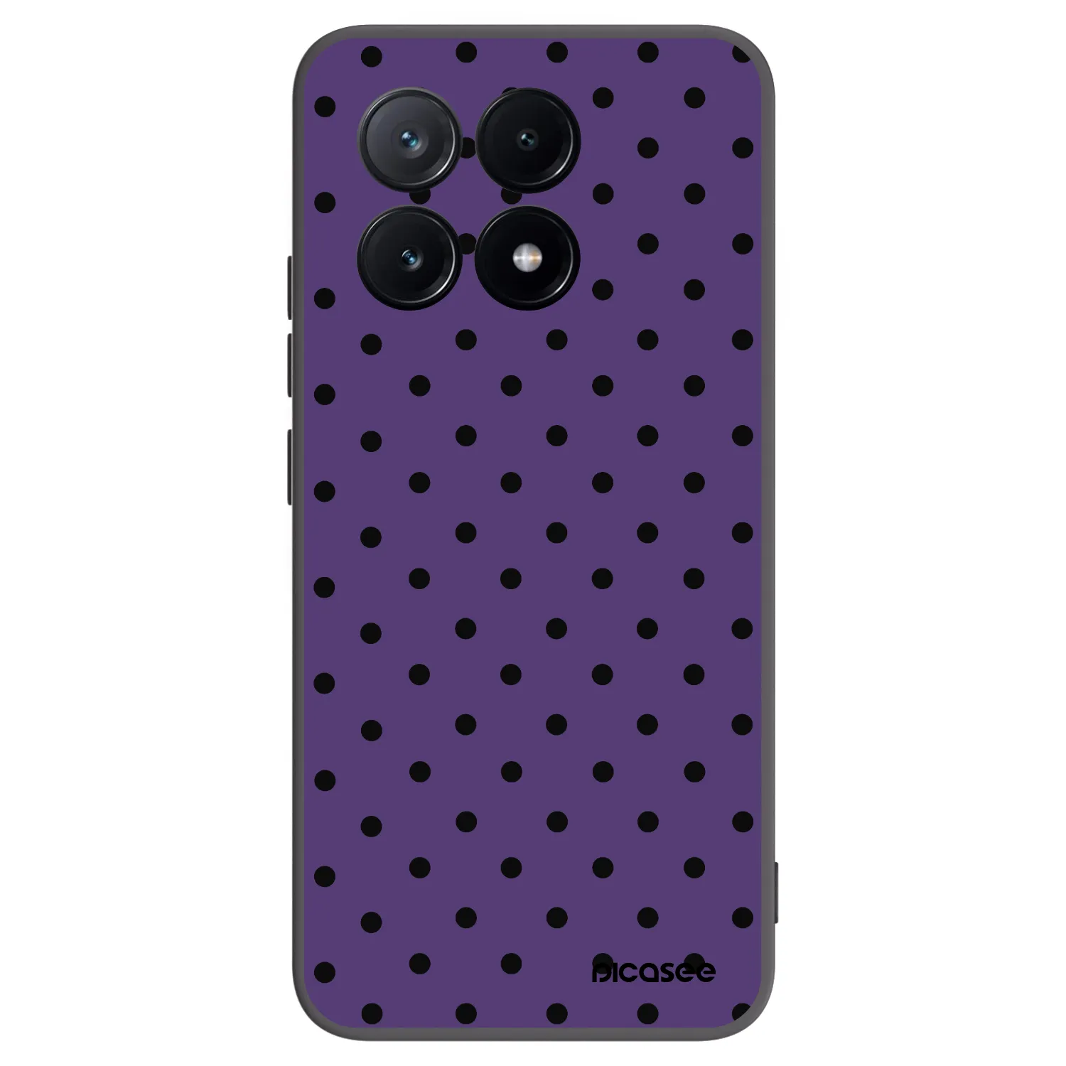 Picasee Μαύρη θήκη σιλικόνης για Xiaomi Poco X6 Pro - Flickers 2
