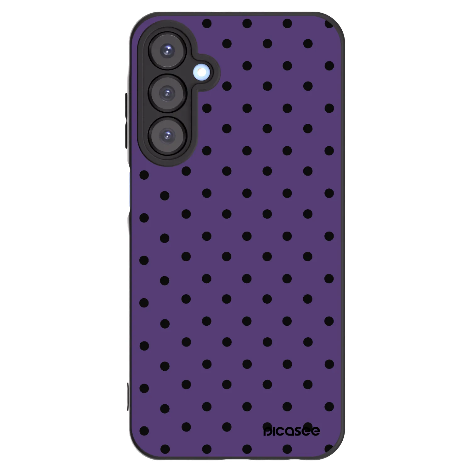 Picasee Μαύρη θήκη σιλικόνης για Samsung Galaxy A25 A256B 5G - Flickers 2