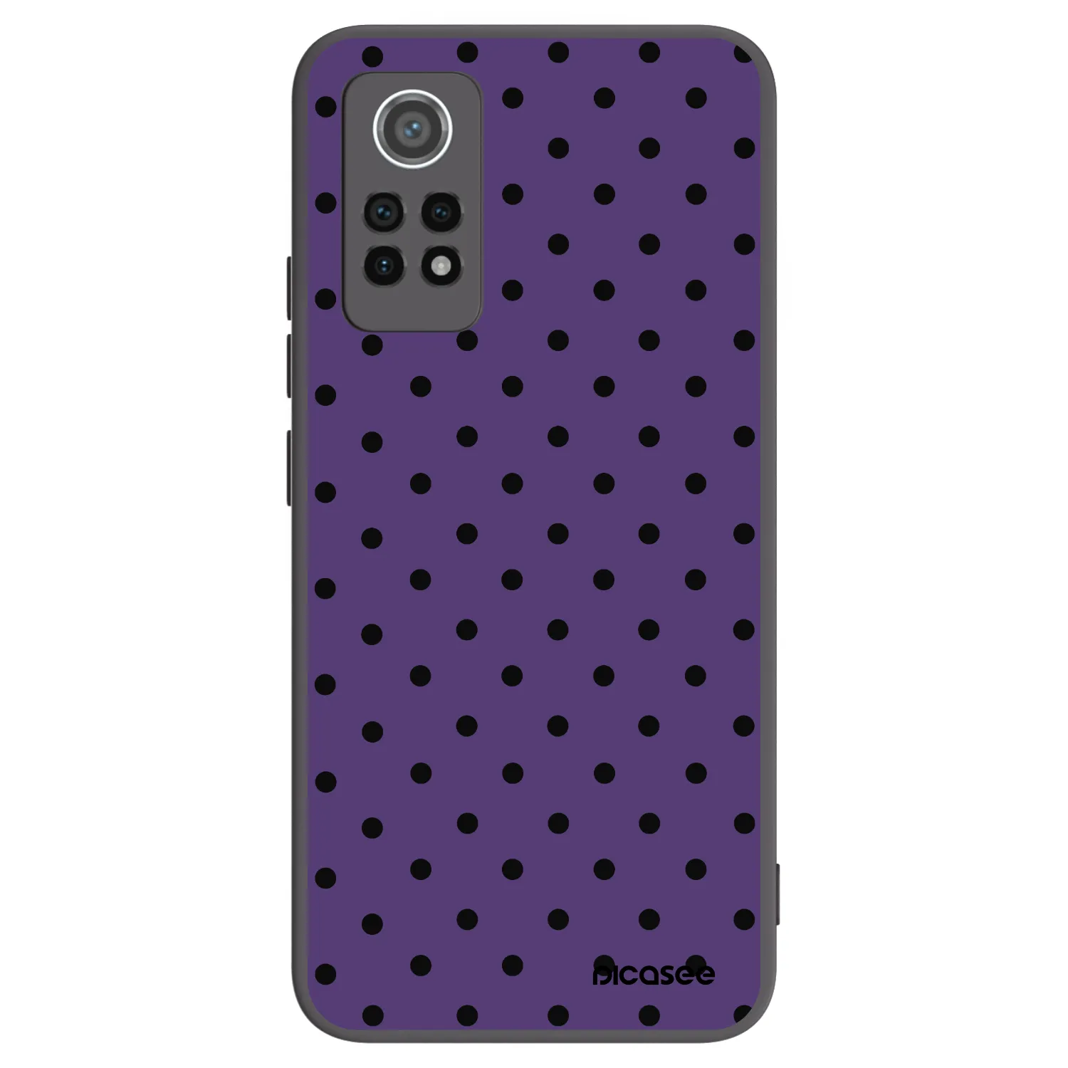 Picasee Μαύρη θήκη σιλικόνης για Xiaomi Redmi Note 12 Pro 4G - Flickers 2