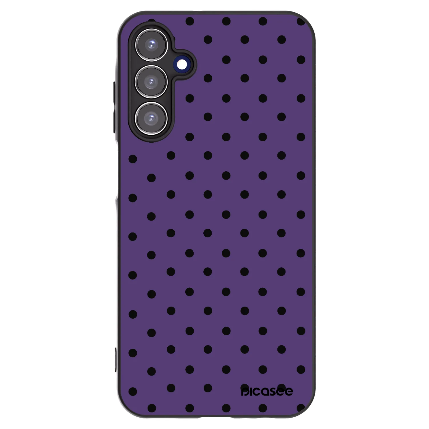 Picasee Μαύρη θήκη σιλικόνης για Samsung Galaxy A15 A156B 5G - Flickers 2
