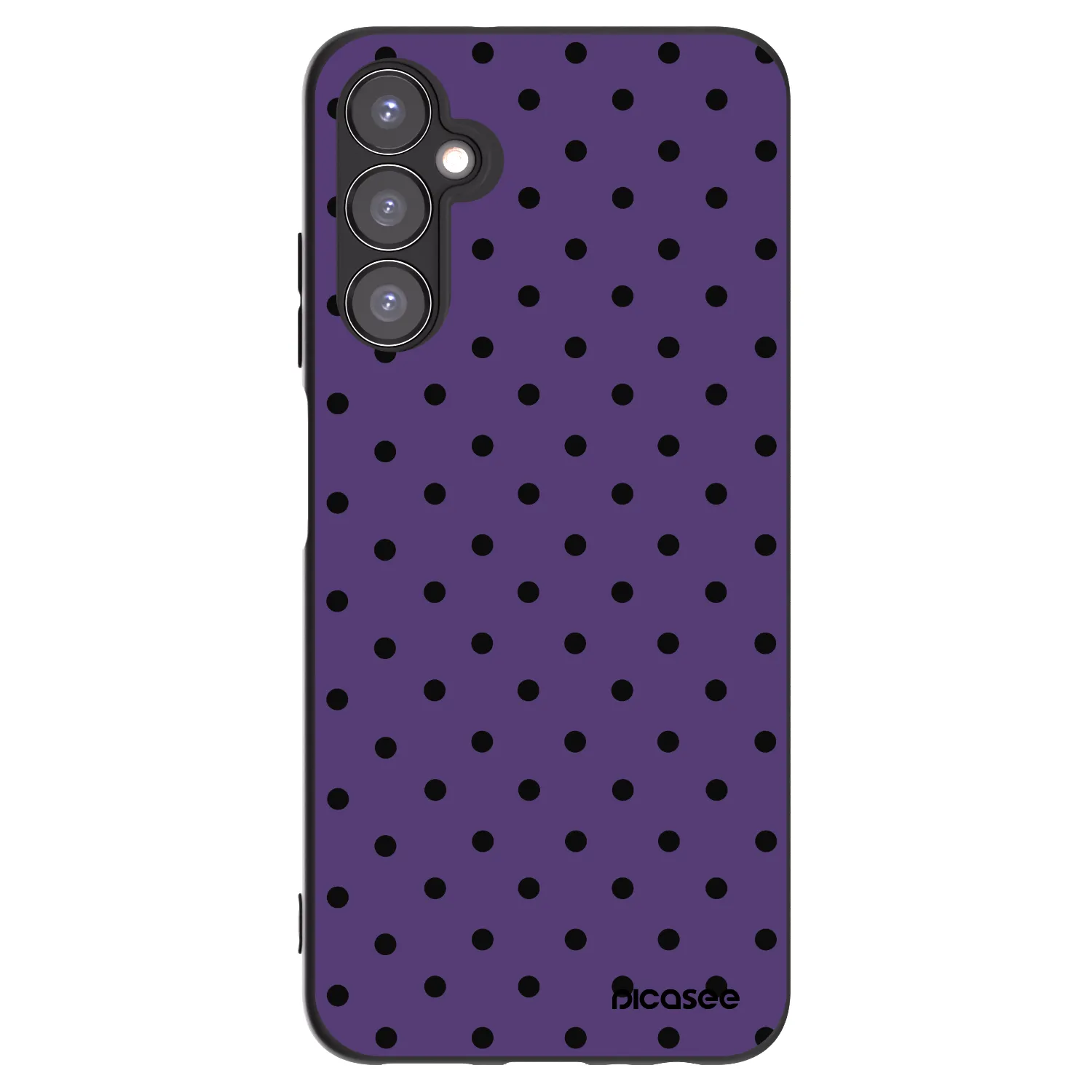 Picasee Μαύρη θήκη σιλικόνης για Samsung Galaxy A05s A057G - Flickers 2