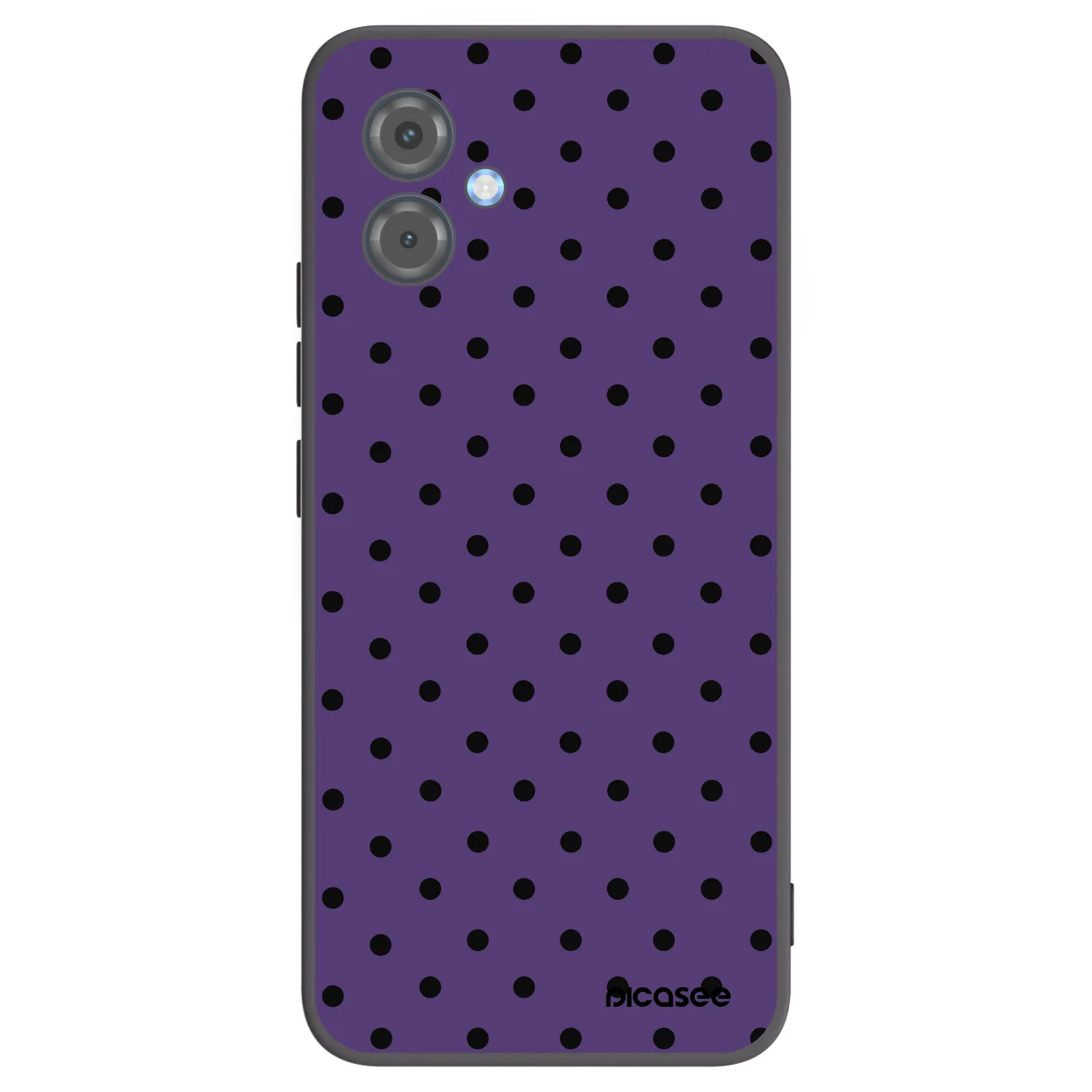 Picasee Μαύρη θήκη σιλικόνης για Motorola Moto G14 - Flickers 2