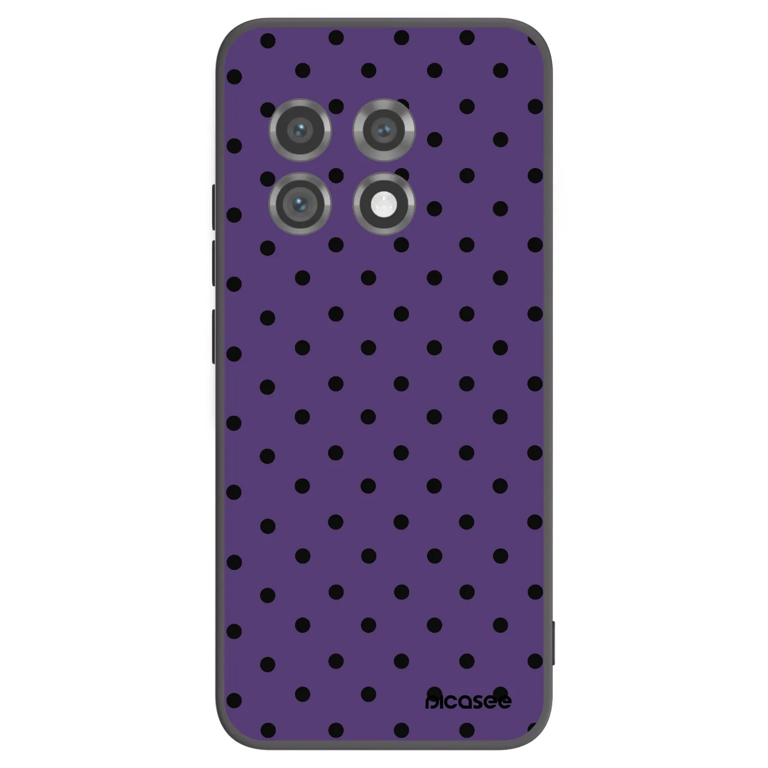 Picasee Μαύρη θήκη σιλικόνης για OnePlus 11 5G - Flickers 2