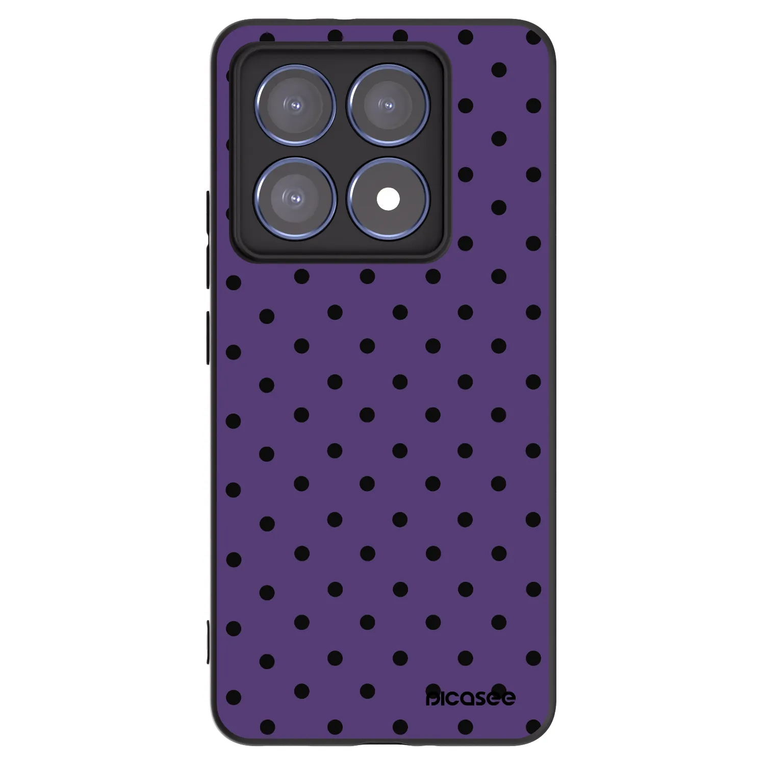 Picasee Μαύρη θήκη σιλικόνης για Xiaomi 14T Pro - Flickers 2
