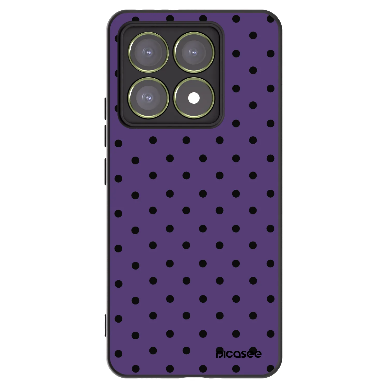 Picasee Μαύρη θήκη σιλικόνης για Xiaomi 14T - Flickers 2