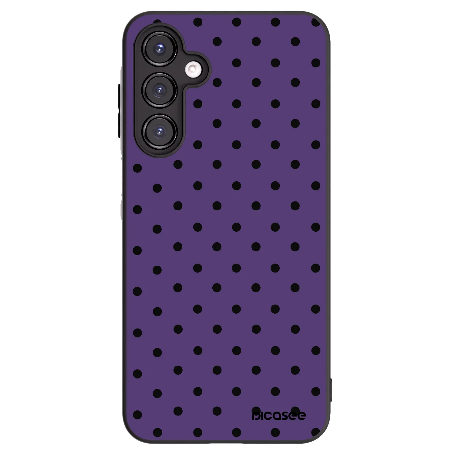Picasee Μαύρη θήκη σιλικόνης για Samsung Galaxy A16 5G - Flickers 2