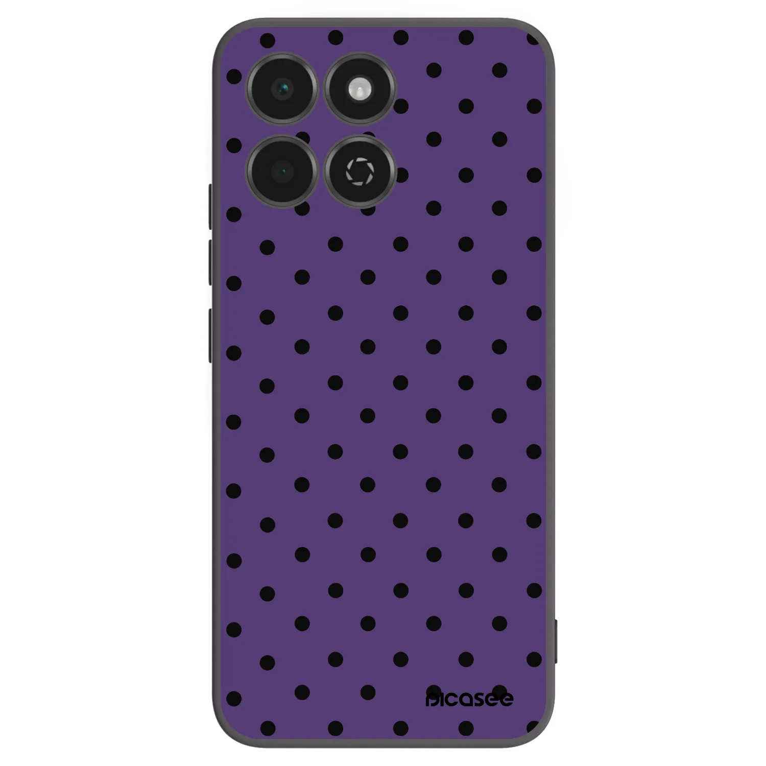 Picasee Μαύρη θήκη σιλικόνης για Honor 200 Smart 5G - Flickers 2