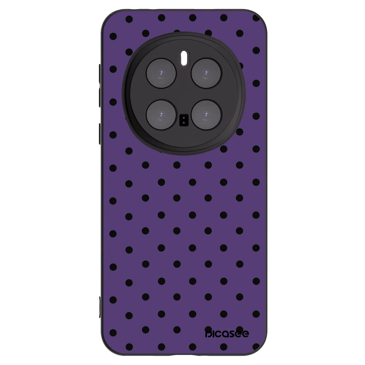 Picasee Μαύρη θήκη σιλικόνης για Honor Magic7 Pro 5G - Flickers 2