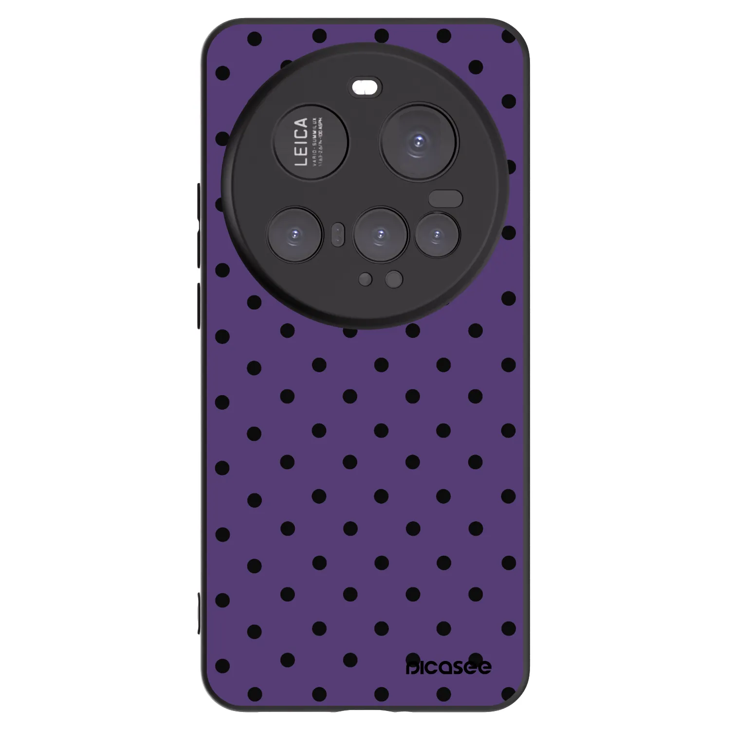 Picasee Μαύρη θήκη σιλικόνης για Xiaomi 15 Ultra - Flickers 2