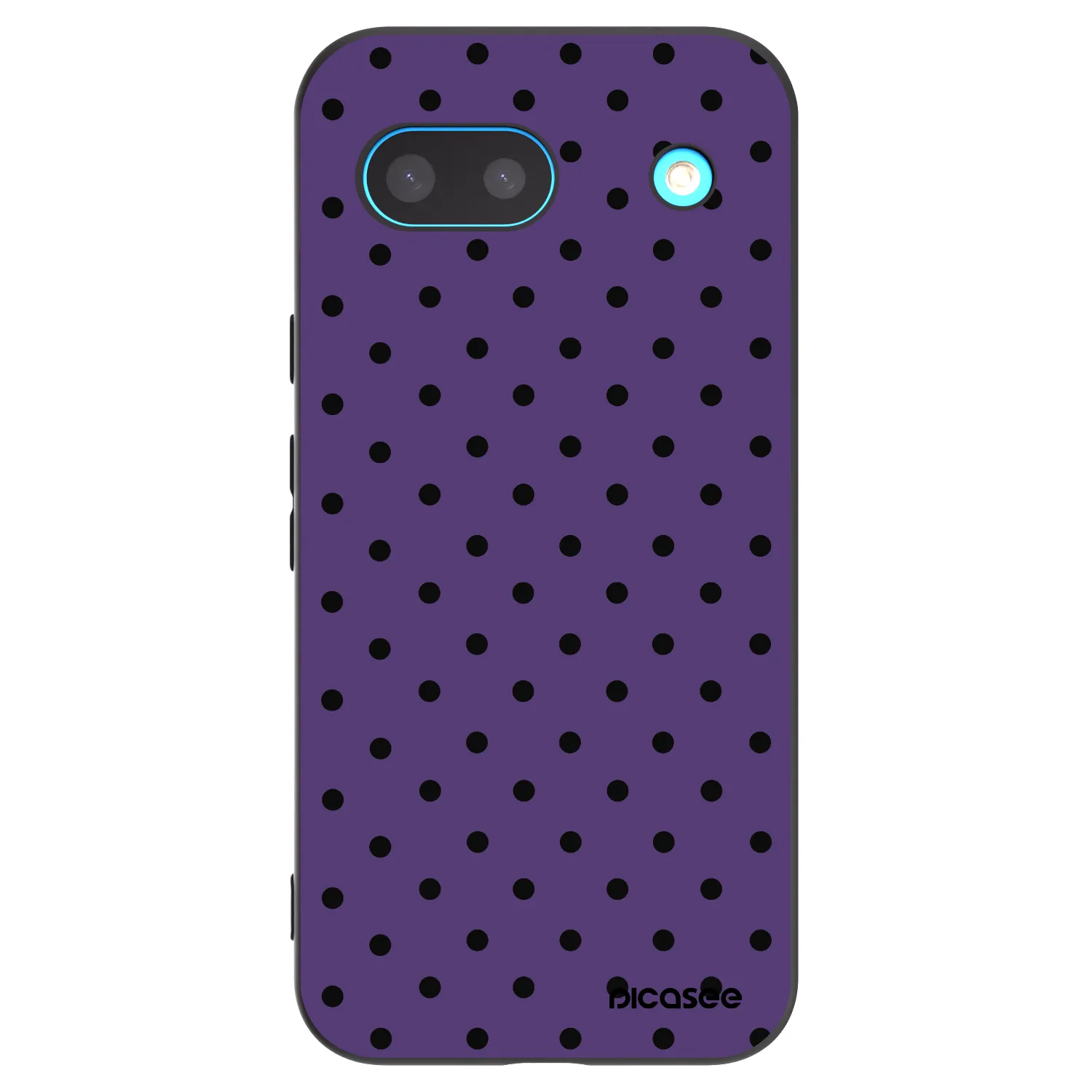 Picasee Μαύρη θήκη σιλικόνης για Google Pixel 8a - Flickers 2