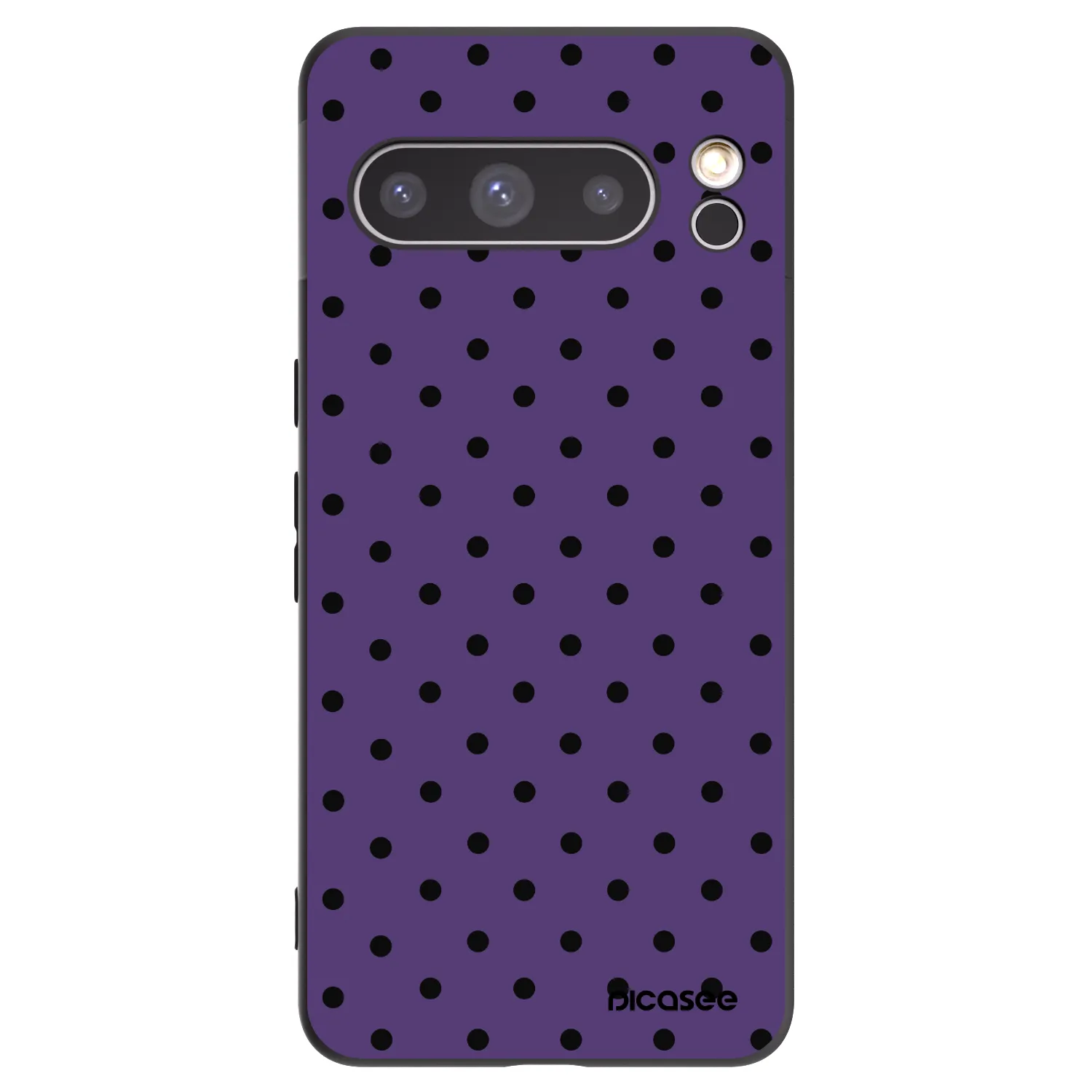Picasee Μαύρη θήκη σιλικόνης για Google Pixel 8 Pro - Flickers 2