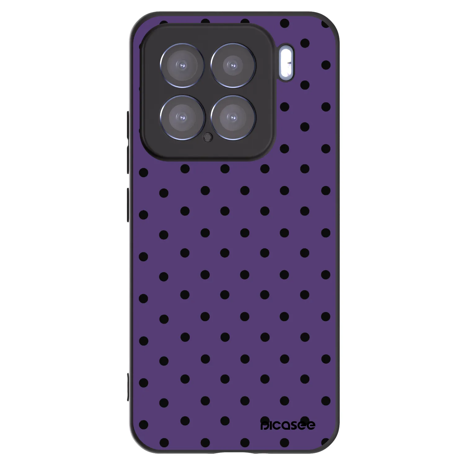 Picasee Μαύρη θήκη σιλικόνης για Xiaomi 15 - Flickers 2
