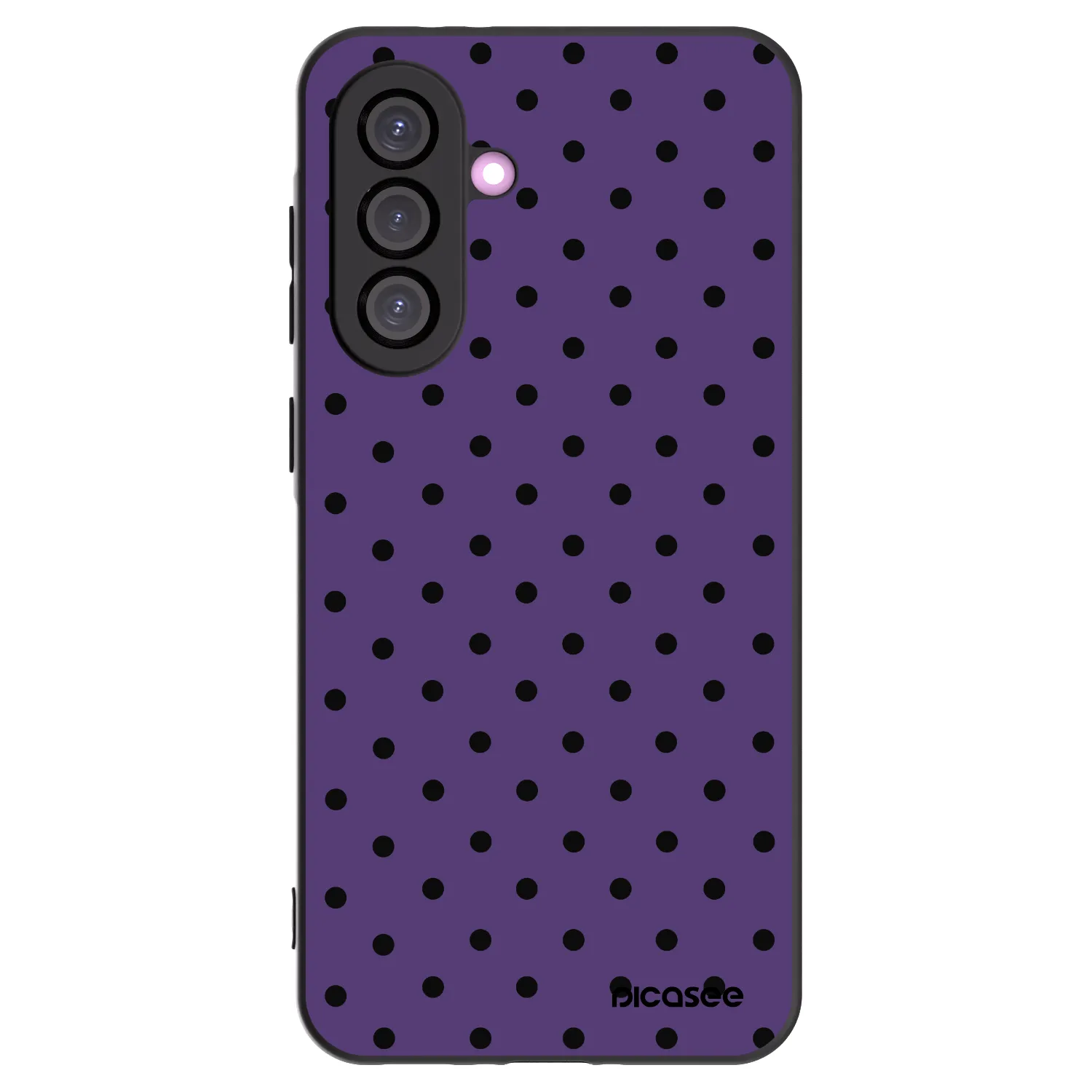 Picasee Μαύρη θήκη σιλικόνης για Samsung Galaxy A56 5G A566B - Flickers 2