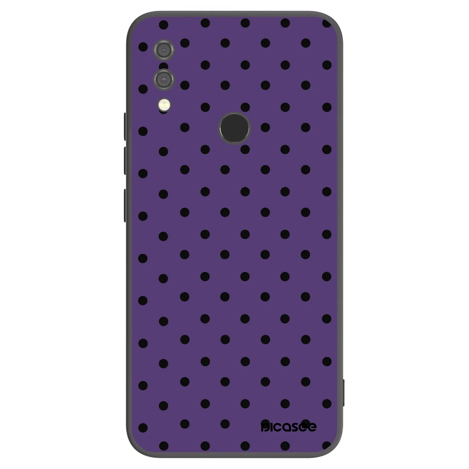 Picasee Μαύρη θήκη σιλικόνης για Xiaomi Redmi Note 7 - Flickers 2