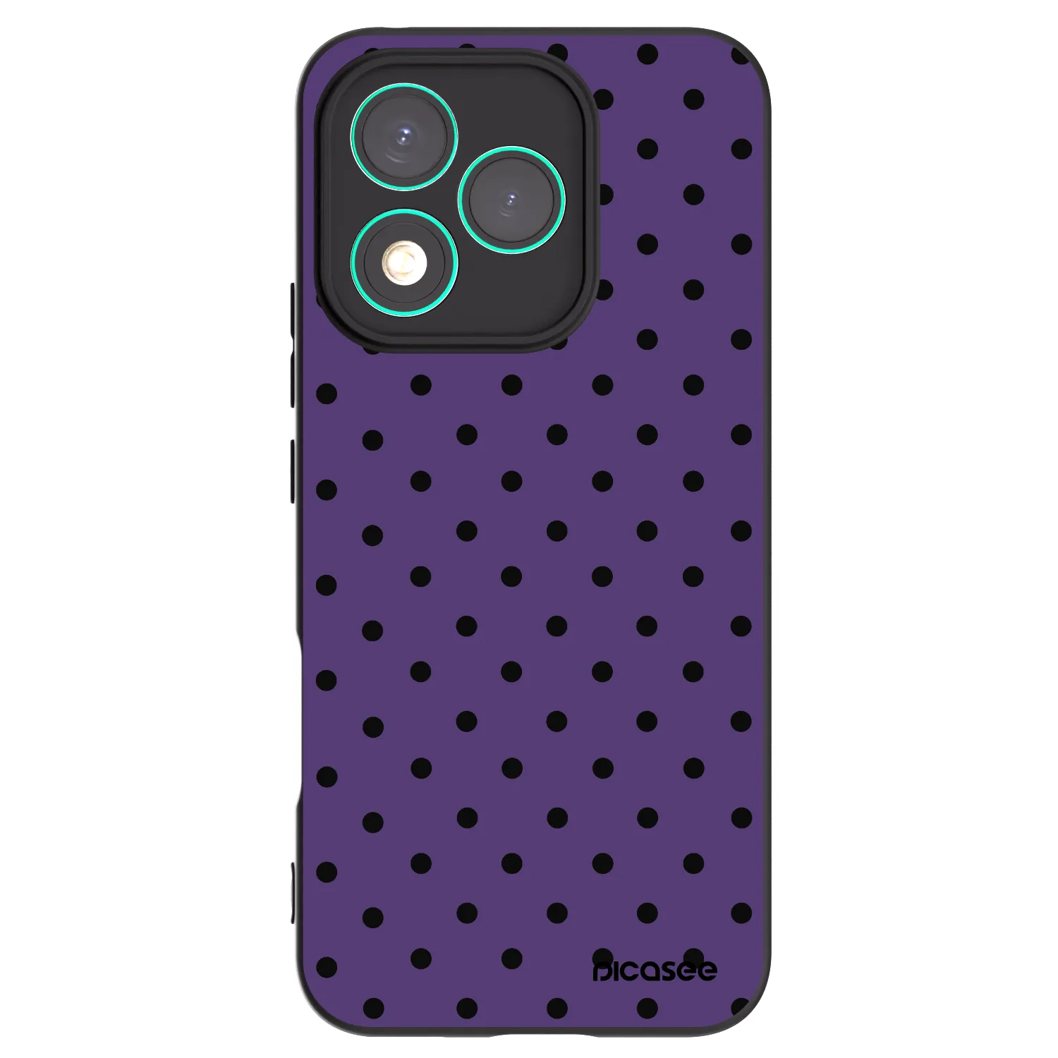 Picasee Μαύρη θήκη σιλικόνης για Honor 400 Lite 5G - Flickers 2