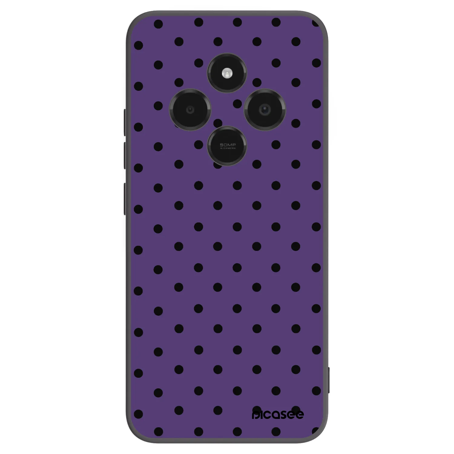 Picasee Μαύρη θήκη σιλικόνης για Xiaomi Poco C75 - Flickers 2