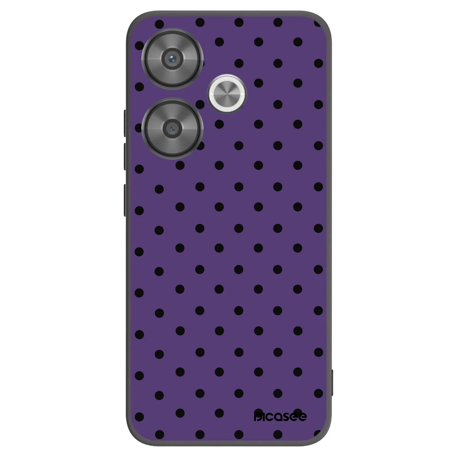 Picasee Μαύρη θήκη σιλικόνης για Xiaomi Poco F6 - Flickers 2