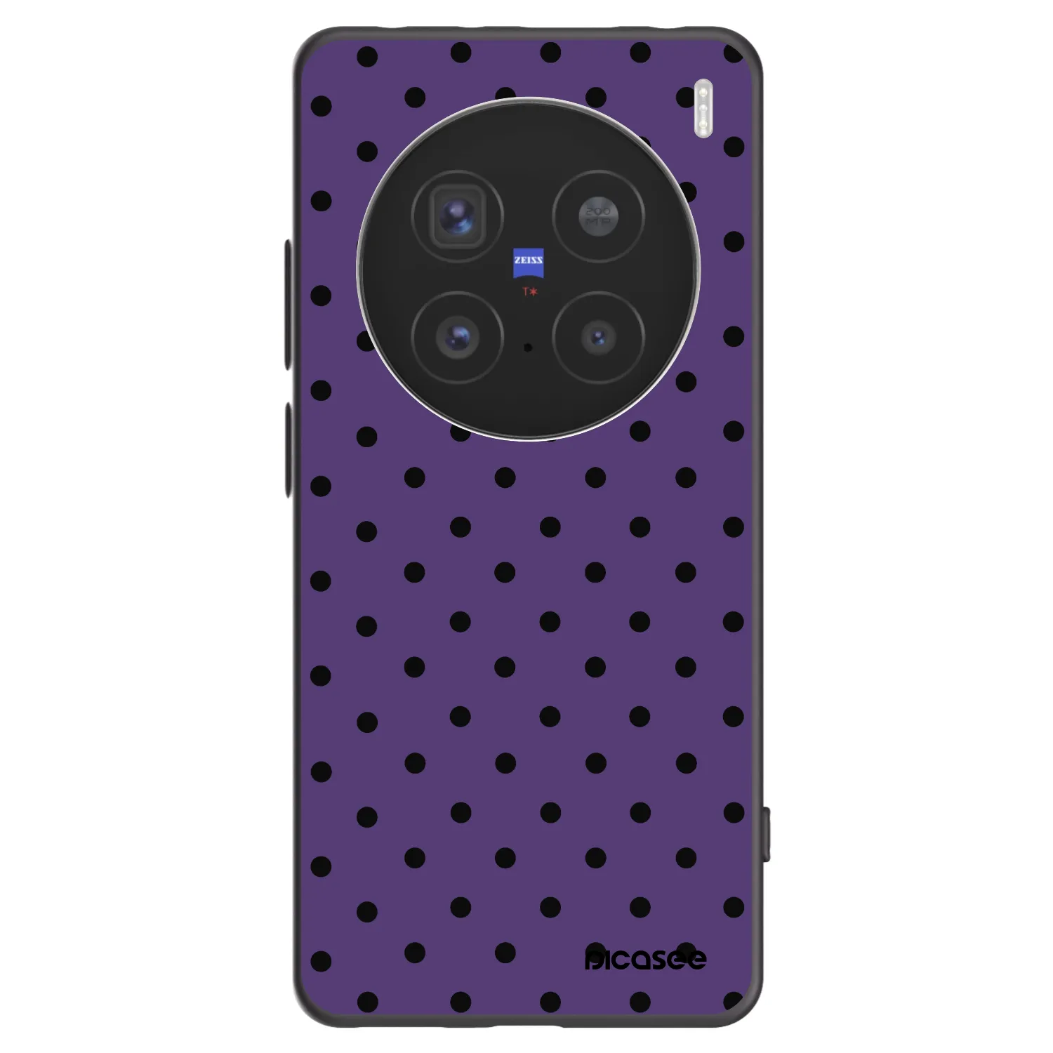 Picasee Μαύρη θήκη σιλικόνης για Vivo X200 Pro - Flickers 2
