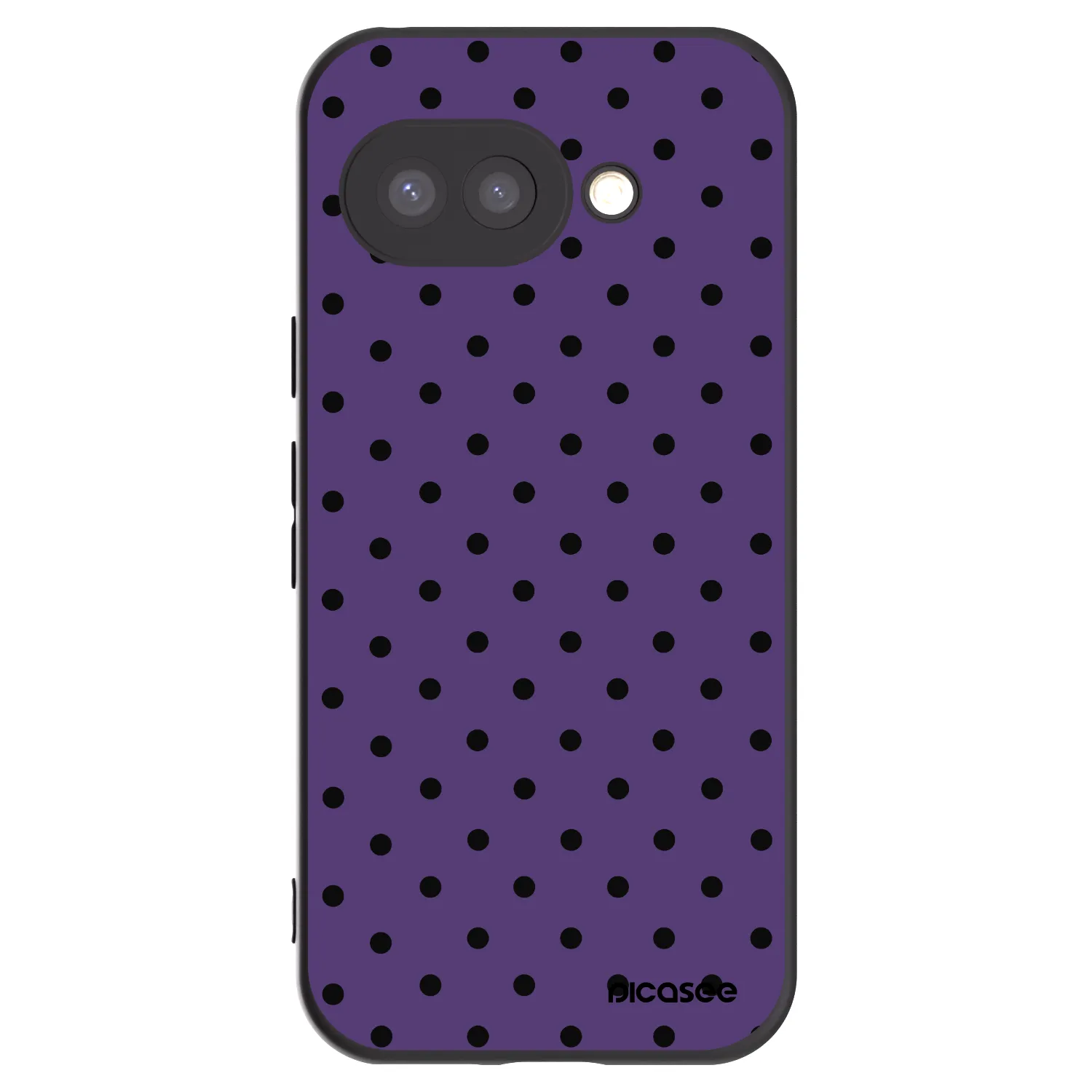 Picasee Μαύρη θήκη σιλικόνης για Google Pixel 9a - Flickers 2