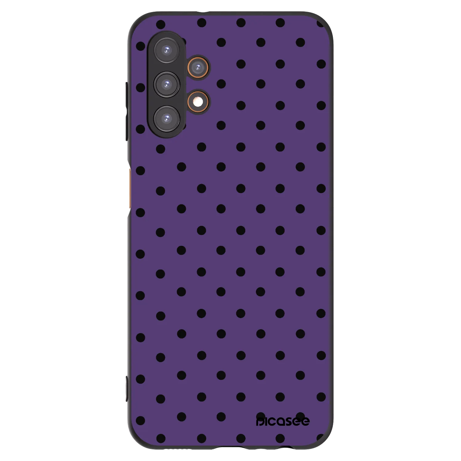 Picasee Μαύρη θήκη σιλικόνης για Samsung Galaxy A13 5G - Flickers 2