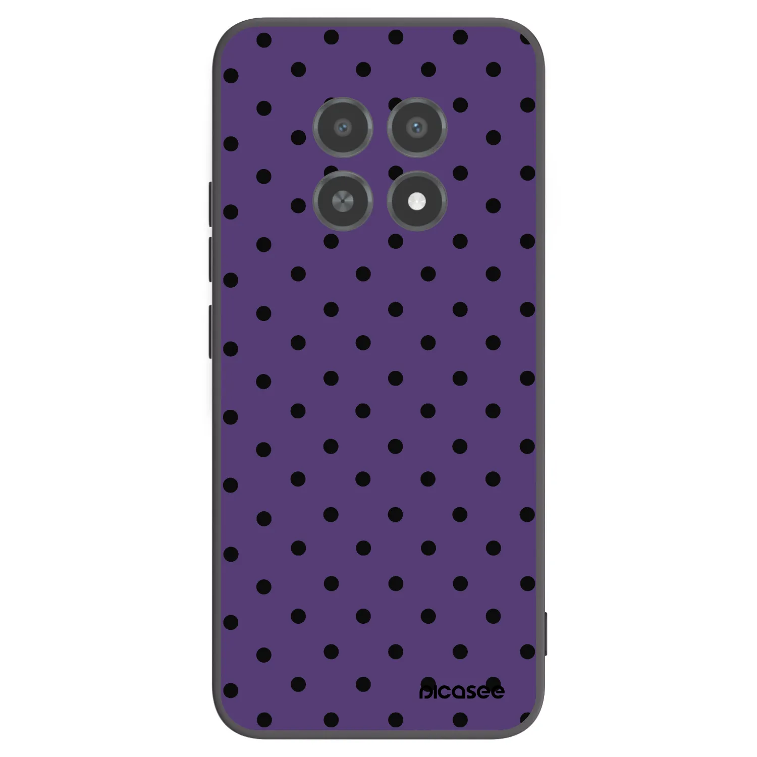 Picasee Μαύρη θήκη σιλικόνης για Realme 12X - Flickers 2