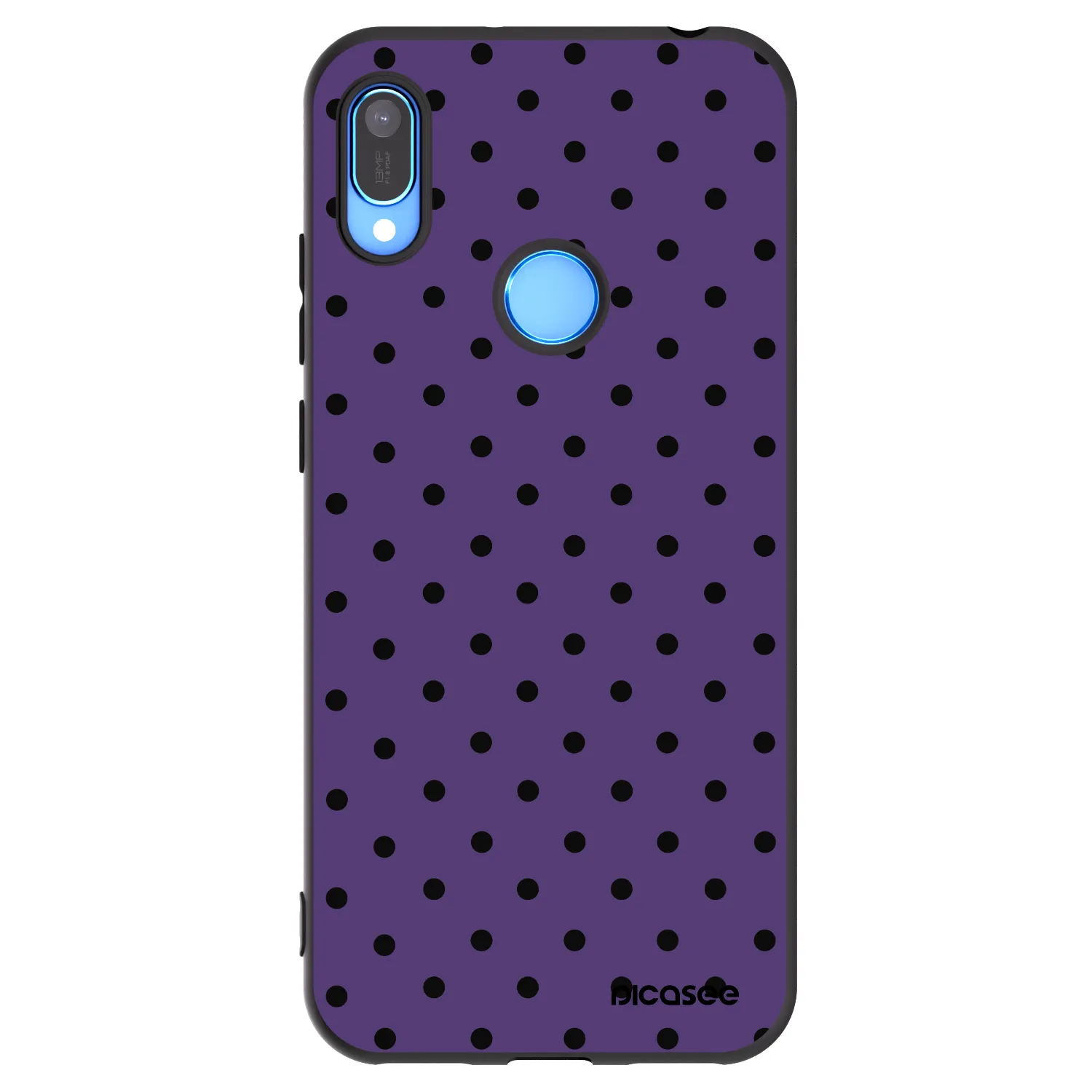 Picasee Μαύρη θήκη σιλικόνης για Huawei Y6 2019 - Flickers 2