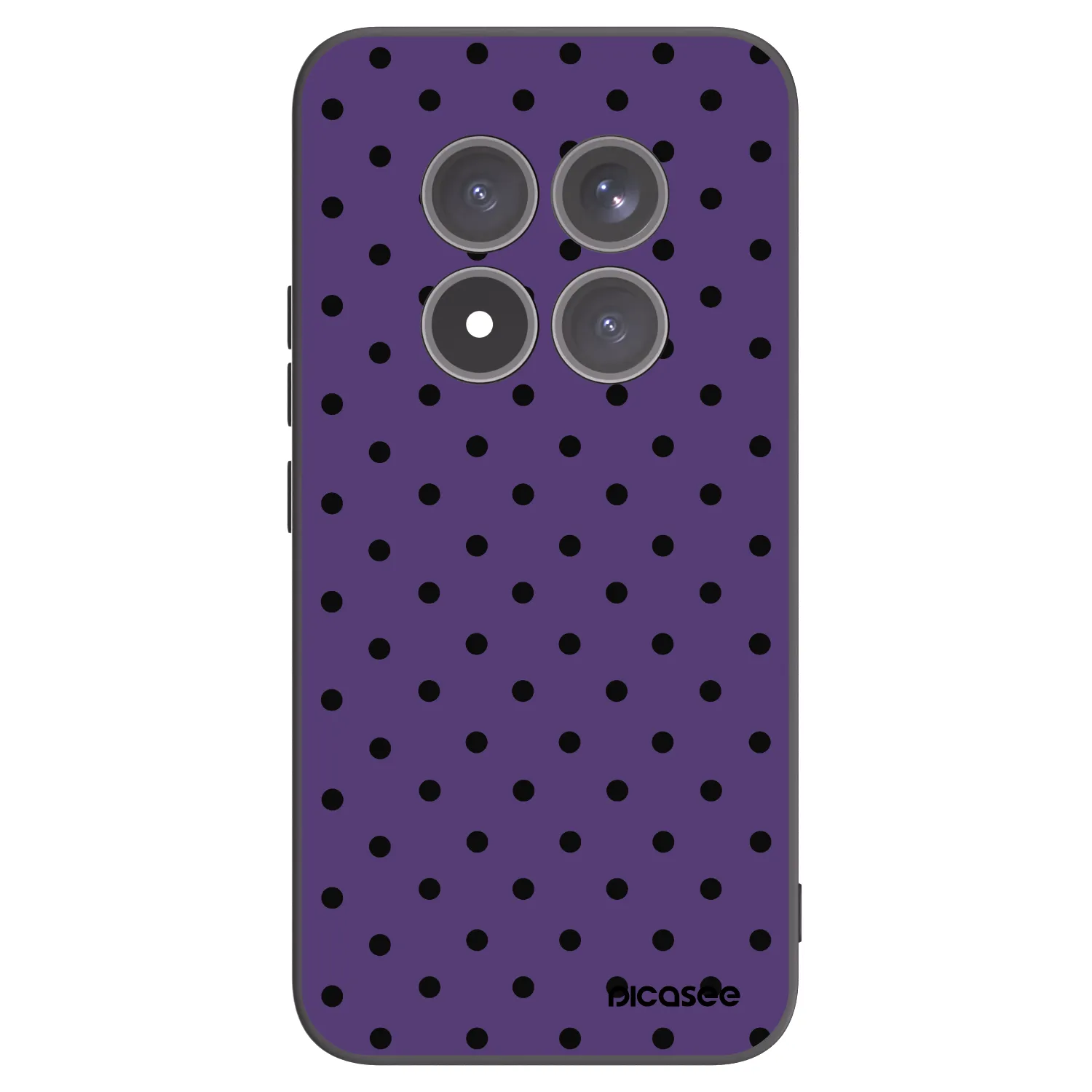 Picasee Μαύρη θήκη σιλικόνης για Xiaomi Redmi Note 15 Pro+ - Flickers 2