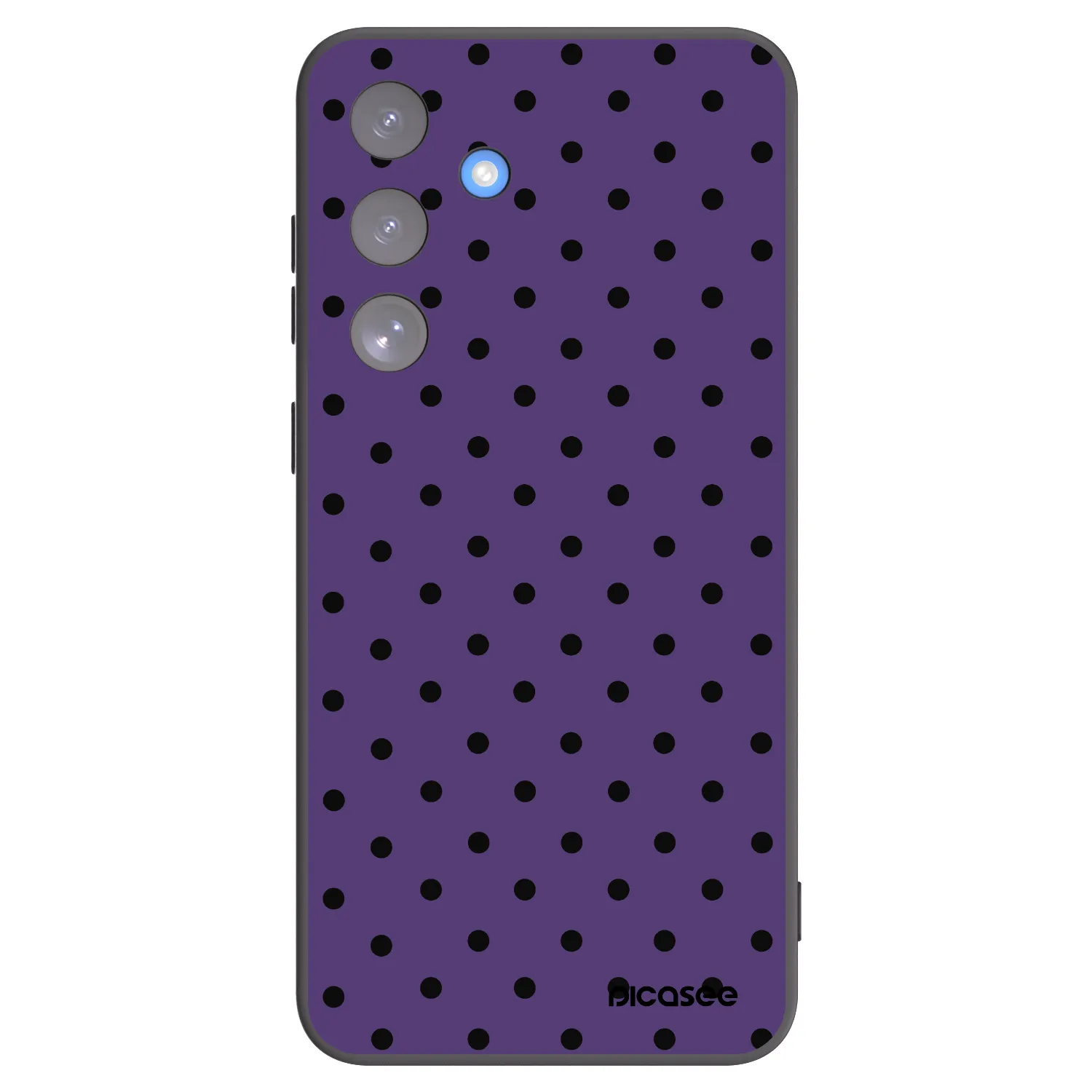 Picasee Μαύρη θήκη σιλικόνης για Samsung Galaxy S25 FE 5G - Flickers 2