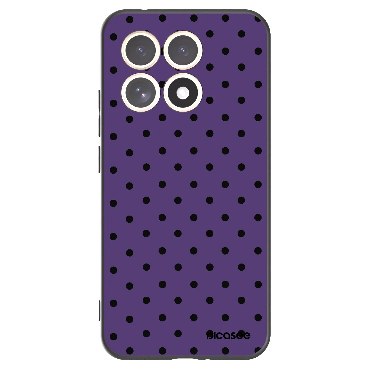 Picasee Μαύρη θήκη σιλικόνης για Xiaomi 15T - Flickers 2